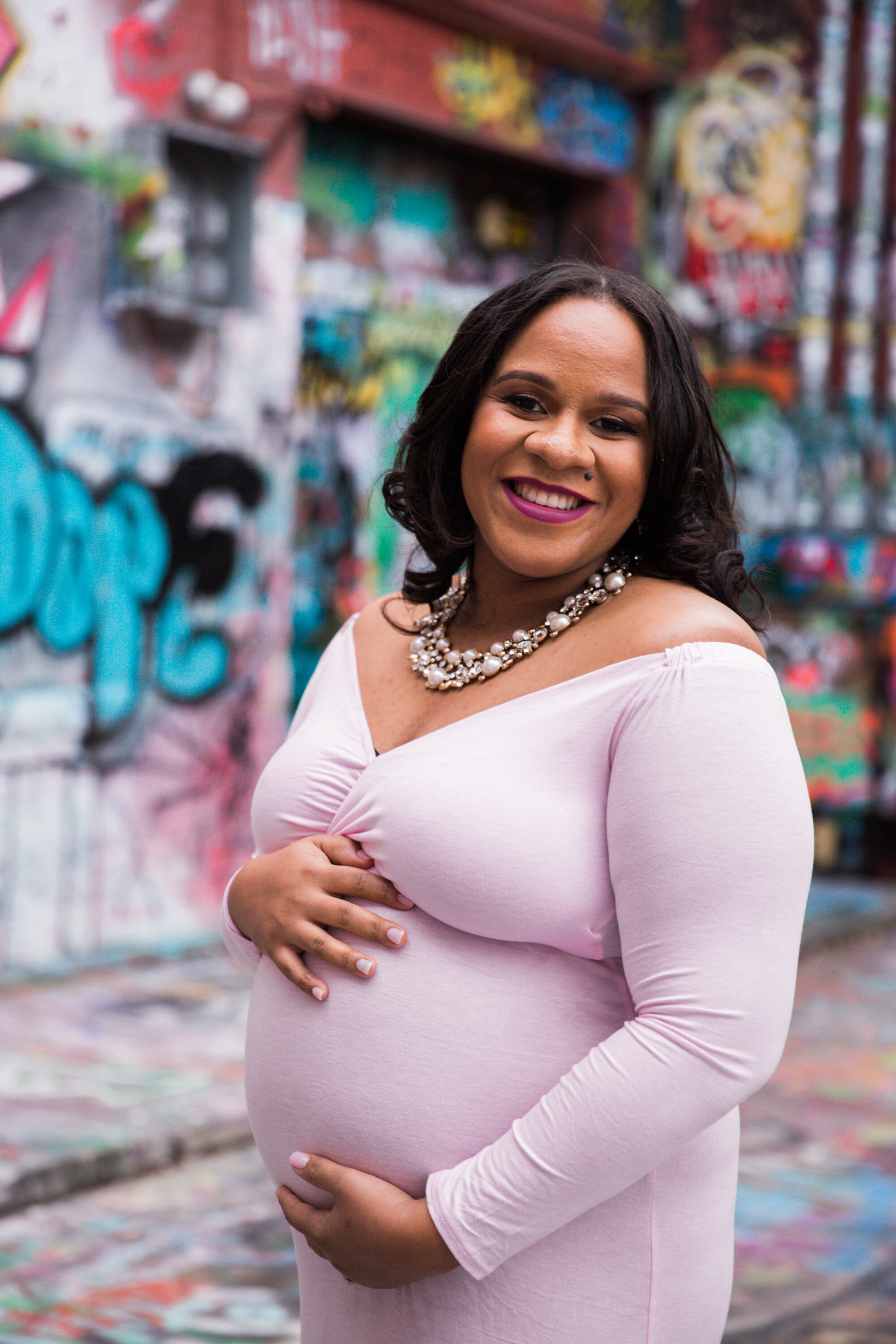 Best Maternity Photographer in Baltimore Maryland Maternity Session at Graffiti Alley in Baltimore Megapixels Media-3.jpg