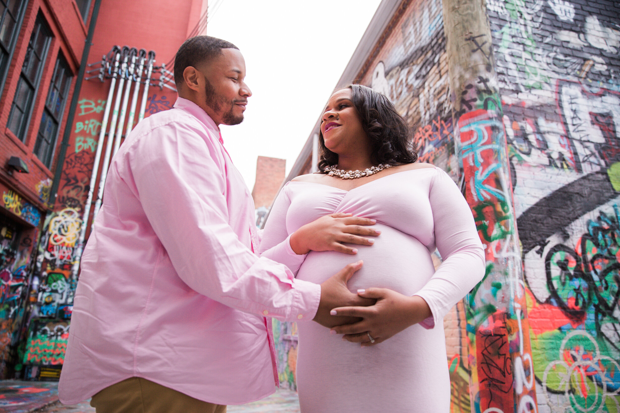 Best Maternity Photographer in Baltimore Maryland Maternity Session at Graffiti Alley in Baltimore Megapixels Media-10.jpg