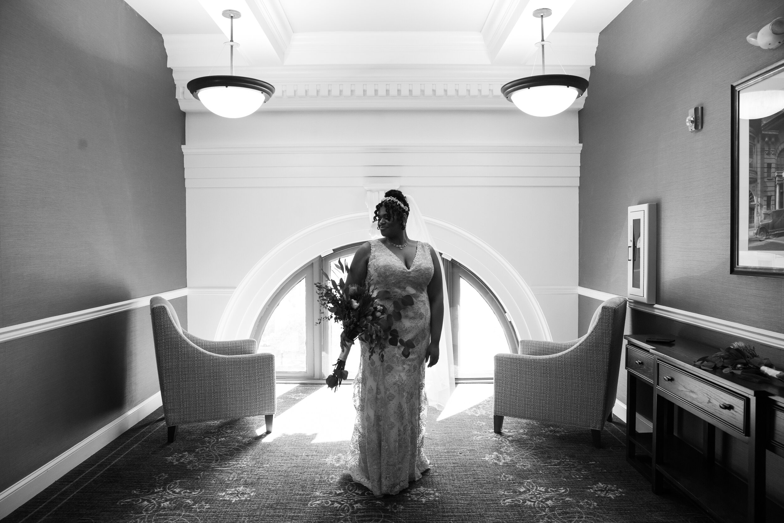 how to plan a microwedding elopement in Baltimore Maryland Wedding Photographers Megapixels Media Photography at Woodberry Kitchen Wedding Husband and Wife Photographers Black Curvy Bride (29 of 119).jpg