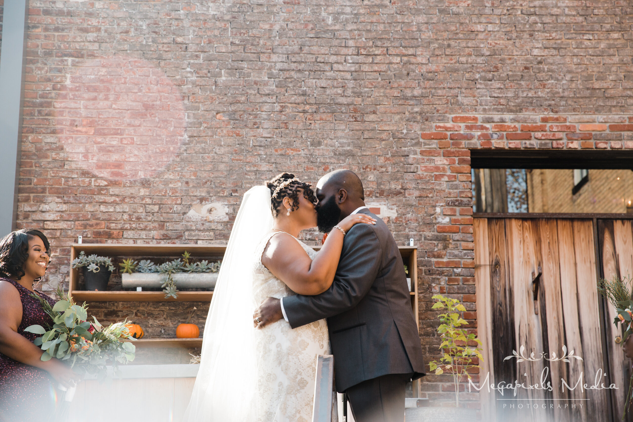 how to plan a microwedding elopement in Baltimore Maryland Wedding Photographers Megapixels Media Photography at Woodberry Kitchen Wedding Husband and Wife Photographers Black Curvy Bride (67 of 119).jpg