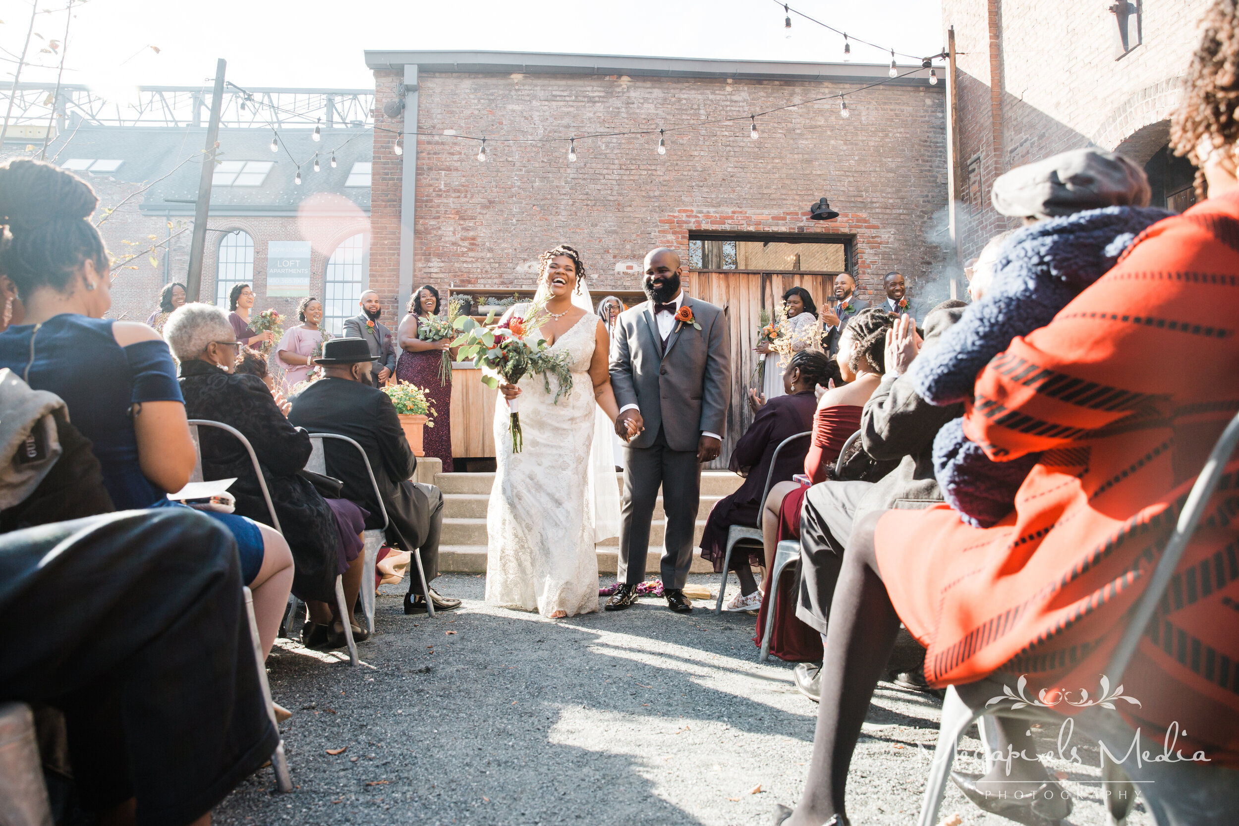 how to plan a microwedding elopement in Baltimore Maryland Wedding Photographers Megapixels Media Photography at Woodberry Kitchen Wedding Husband and Wife Photographers Black Curvy Bride (72 of 119).jpg
