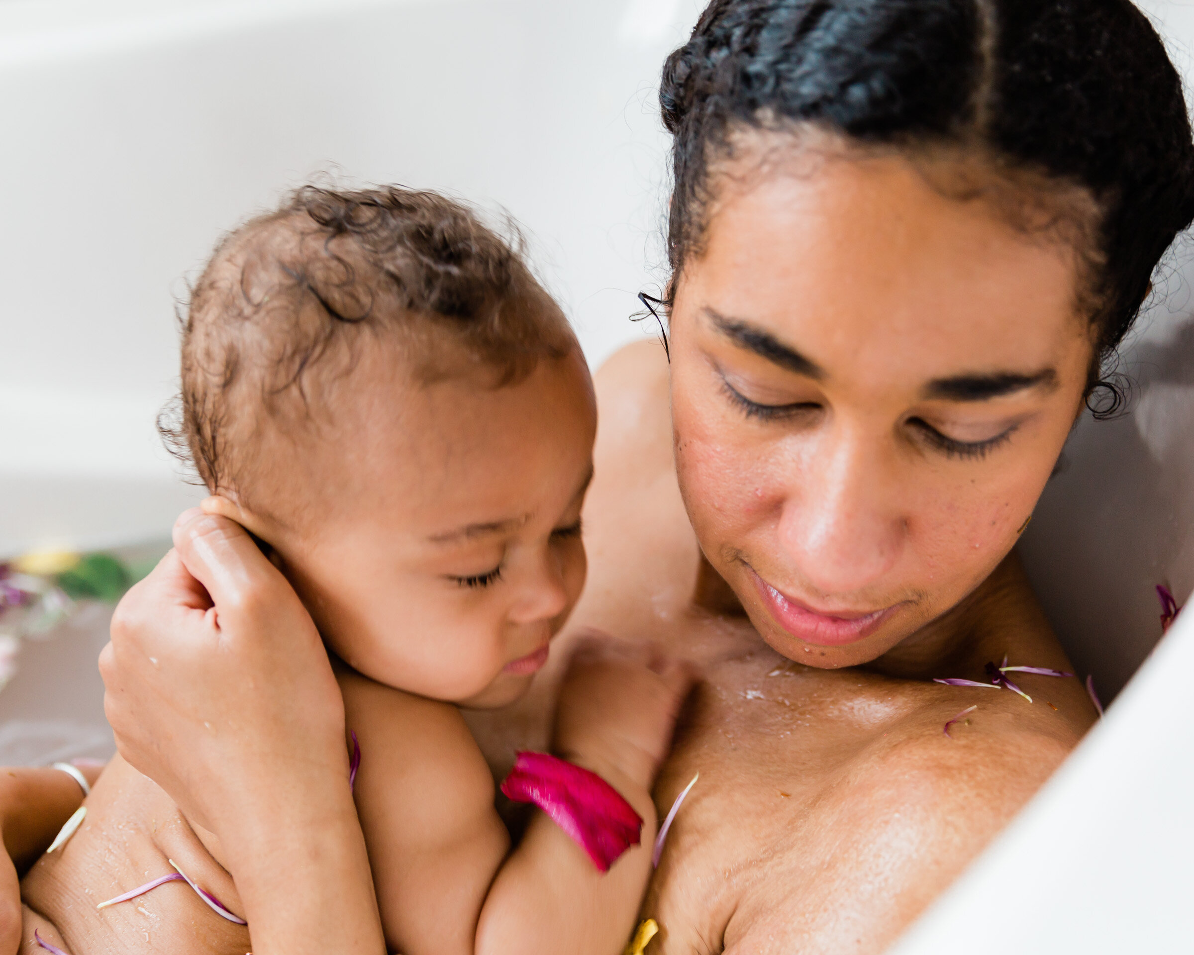 Black Breastfeeding Week Black Mom Milk Bath with Baby Baltimore Maternity Photographer Megapixels Media Photography-9.jpg