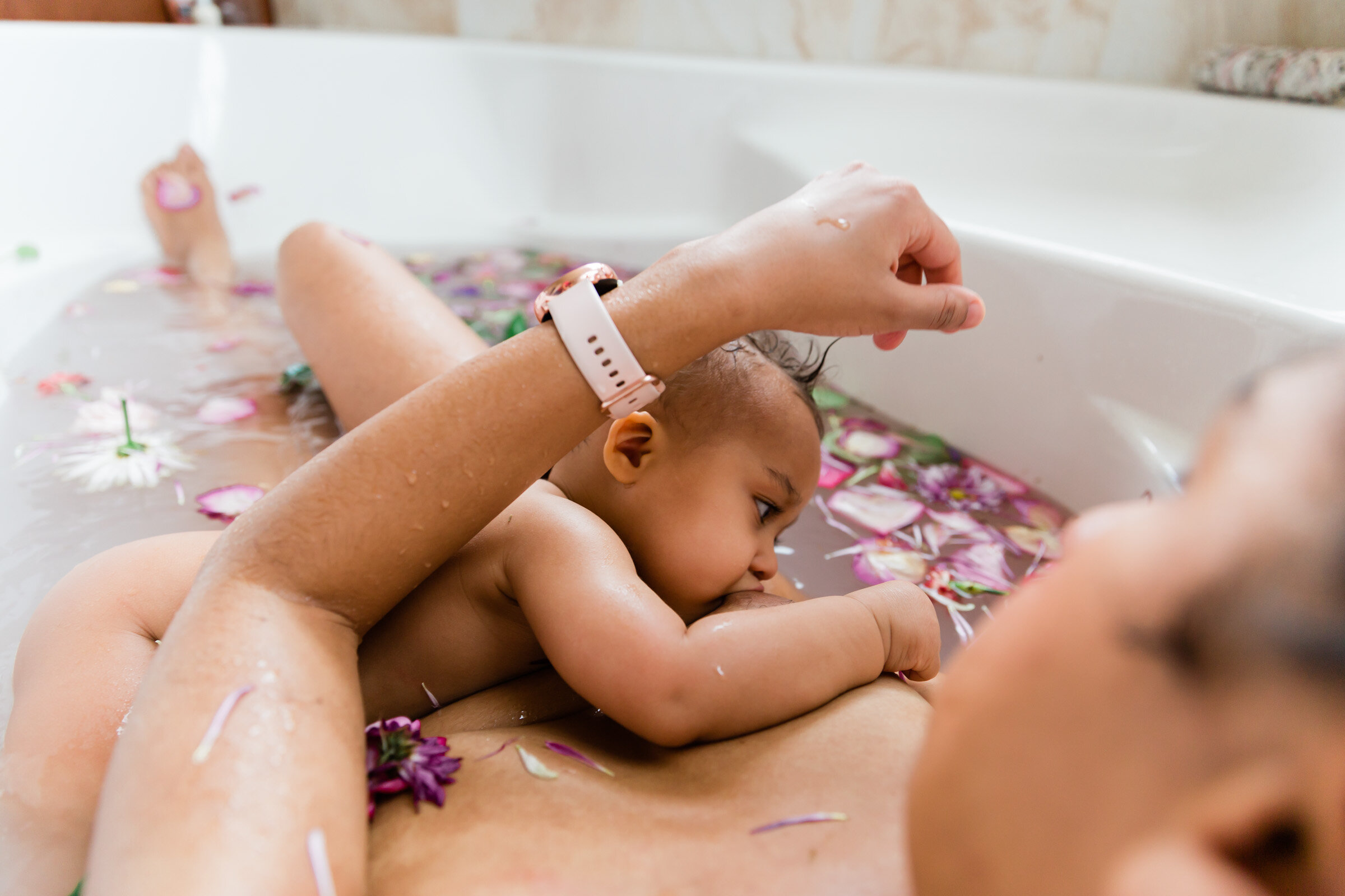 Black Breastfeeding Week Black Mom Milk Bath with Baby Baltimore Maternity Photographer Megapixels Media Photography-26.jpg