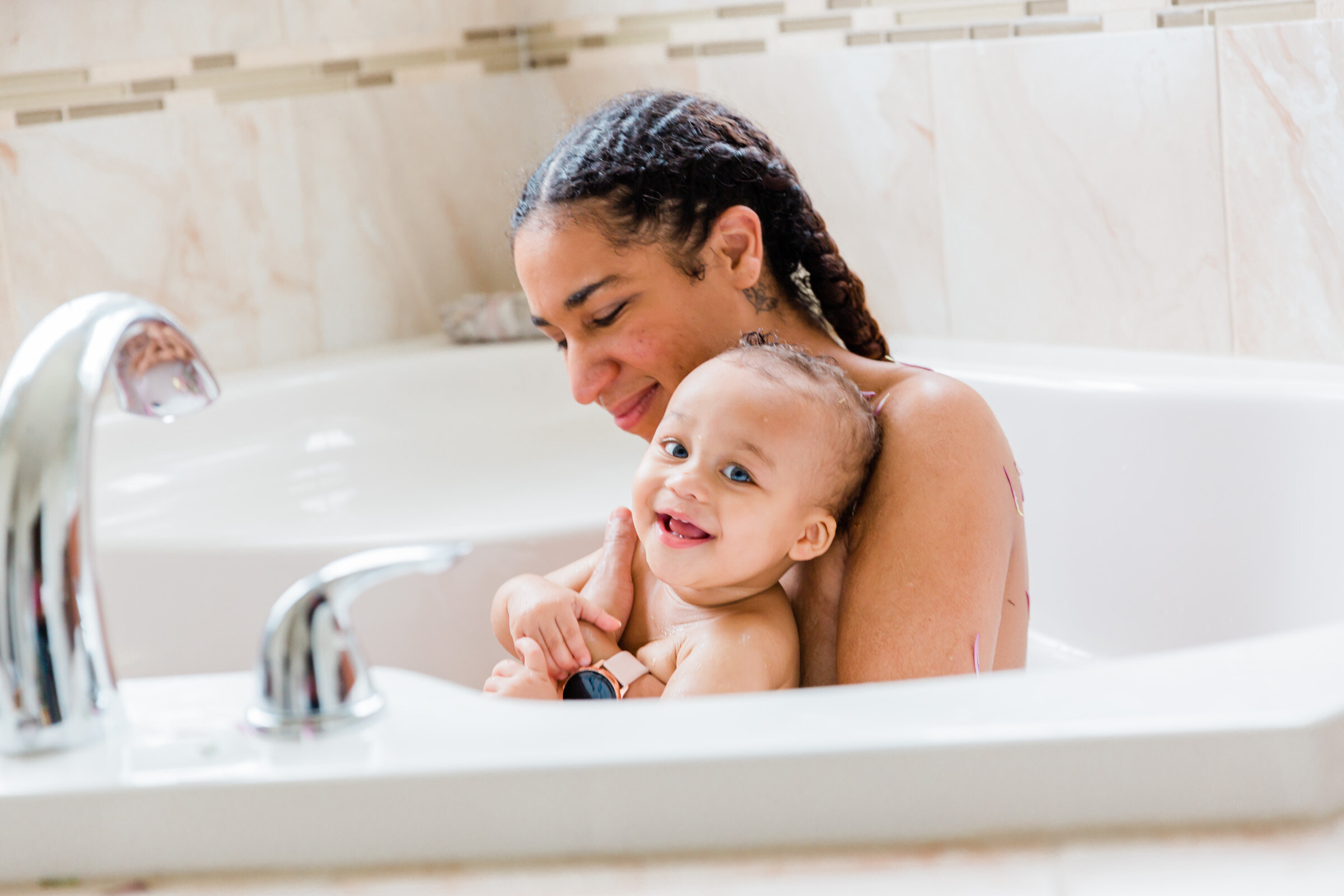 Black Breastfeeding Week Black Mom Milk Bath with Baby Baltimore Maternity Photographer Megapixels Media Photography-29.jpg