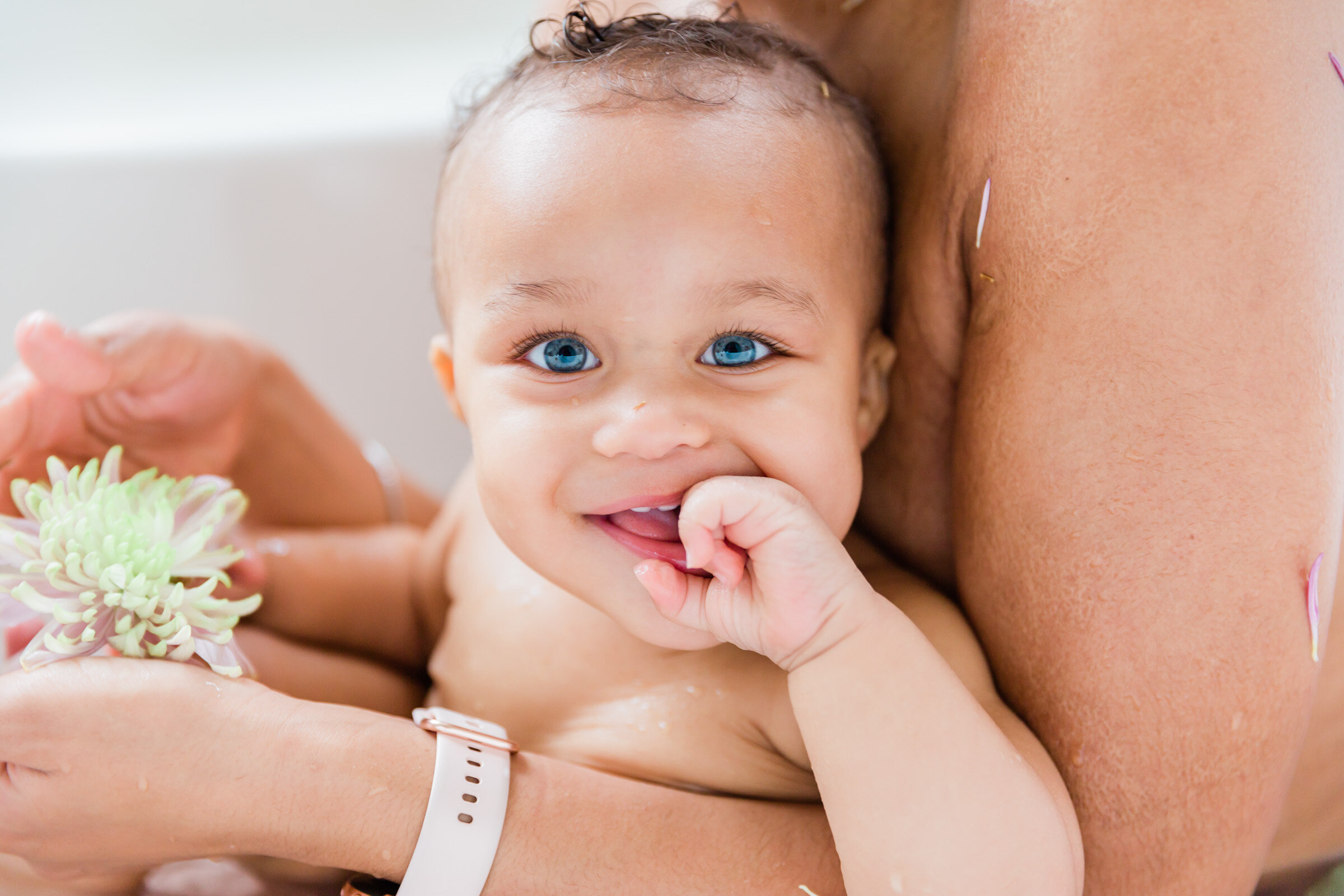 Black Breastfeeding Week Black Mom Milk Bath with Baby Baltimore Maternity Photographer Megapixels Media Photography.jpg