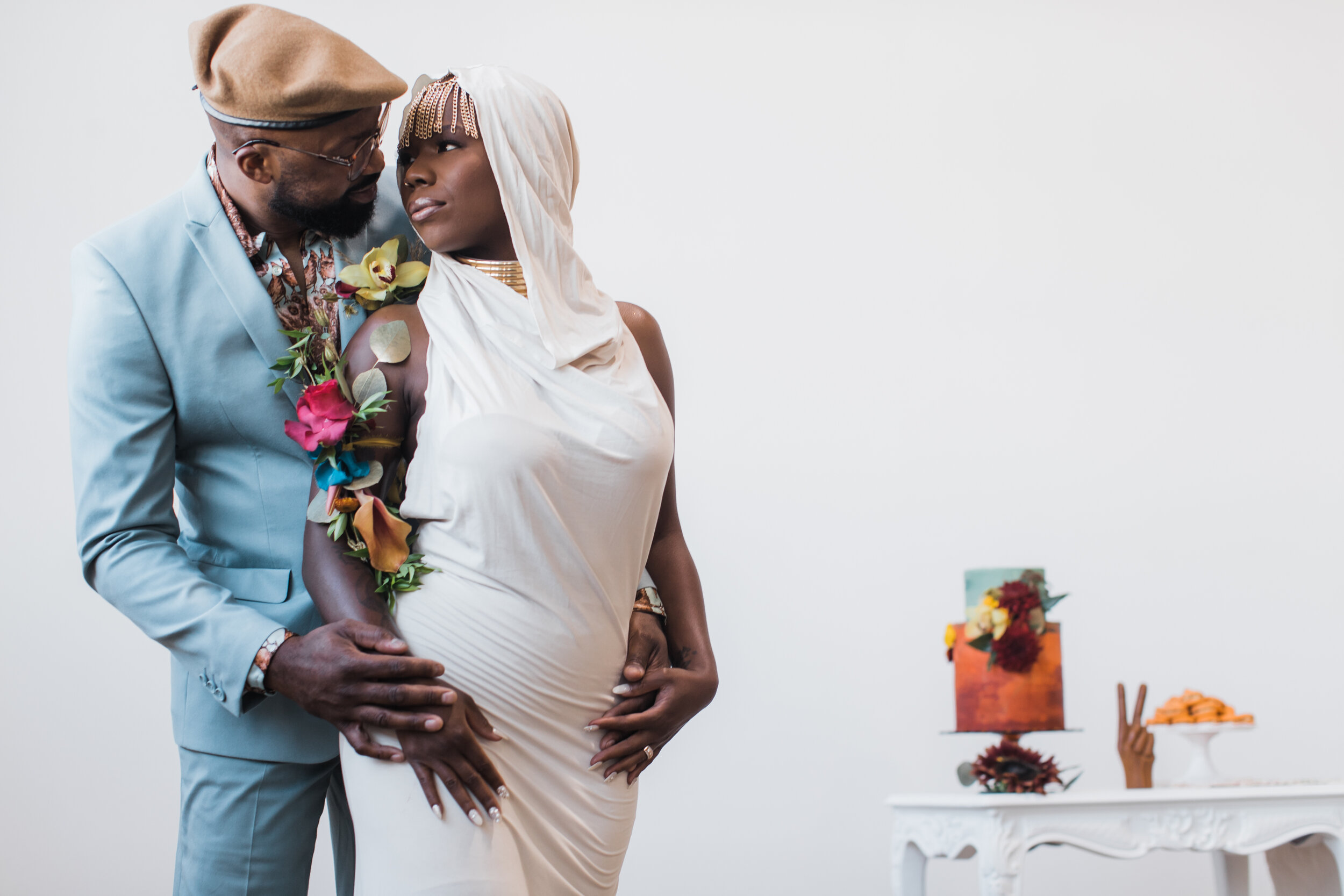 Black Love Matters Wedding Styled Shoot Baltimore Maryland Black Wedding Photographers Megapixels Media Photography at Haven Street Ballroom African Bride and Groom Wedding Details (52 of 120).jpg