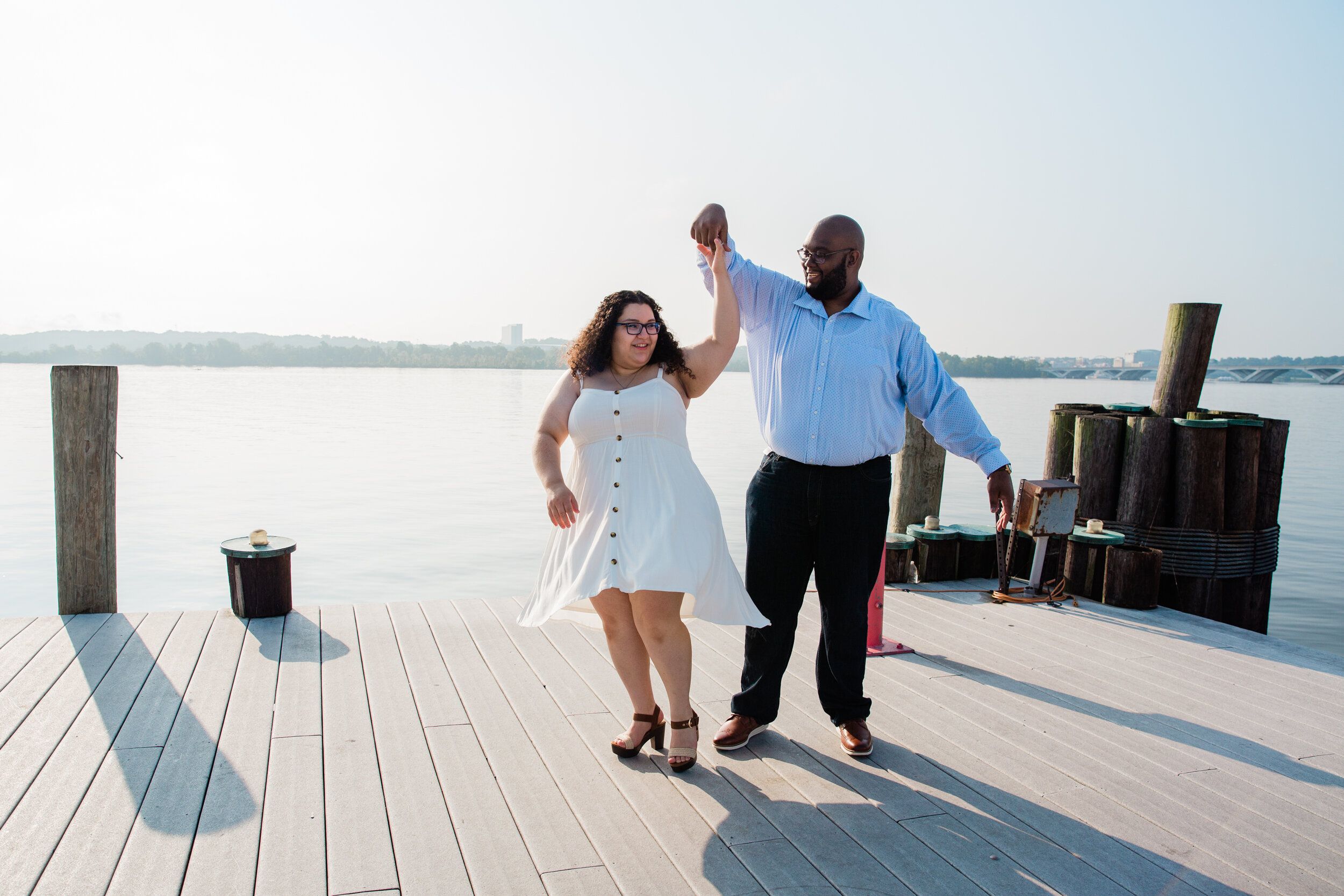 Engagement Session in Old Town Alexandria North Virginia by black wedding photographers Megapixels Media-2.jpg