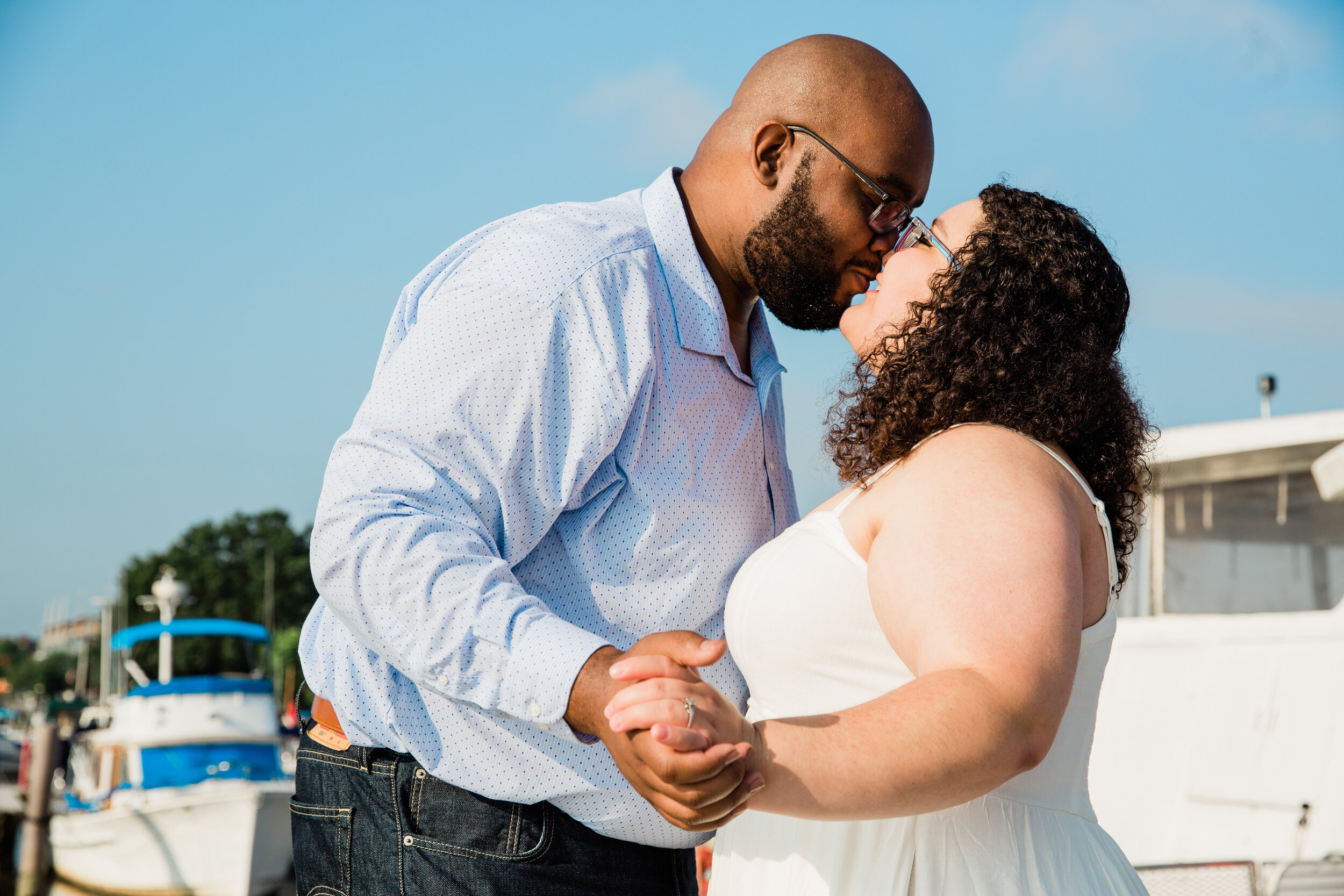 Engagement Session in Old Town Alexandria North Virginia by black wedding photographers Megapixels Media-3.jpg