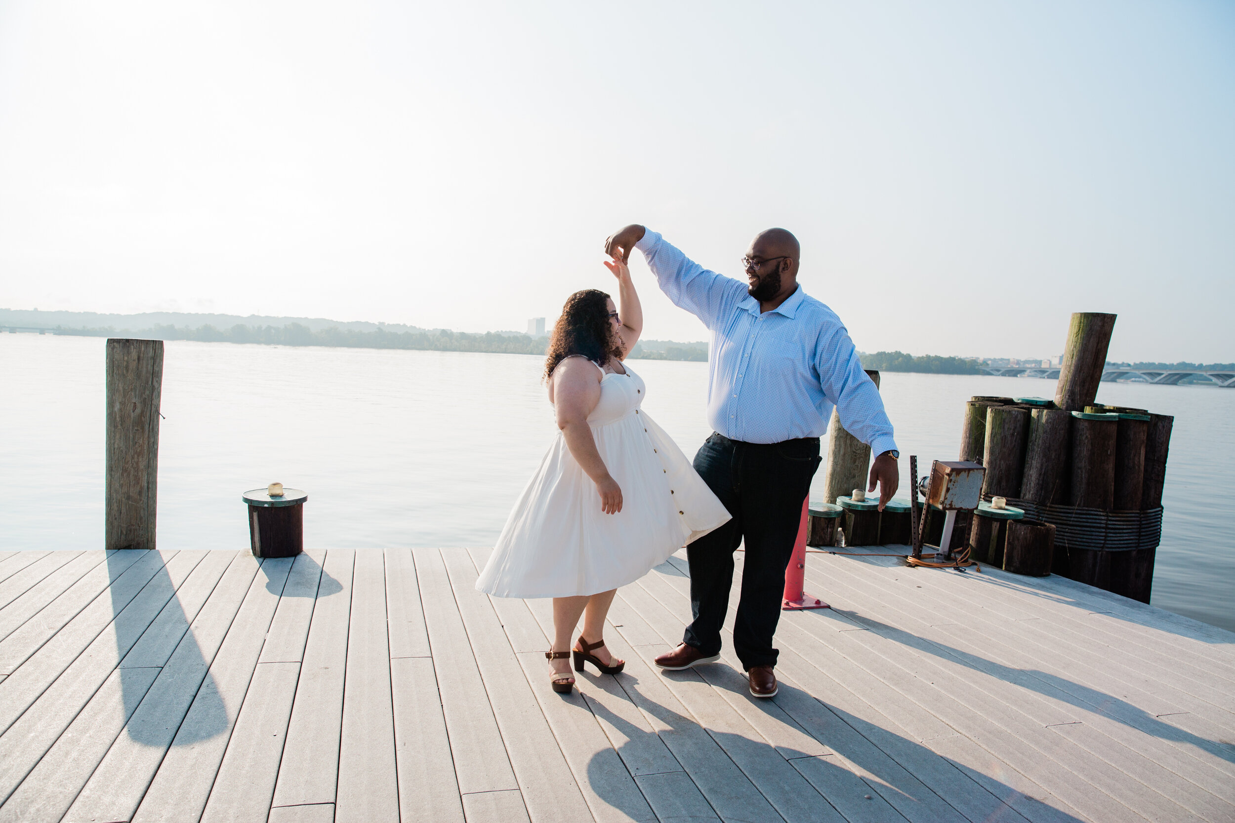 Engagement Session in Old Town Alexandria North Virginia by black wedding photographers Megapixels Media-4.jpg