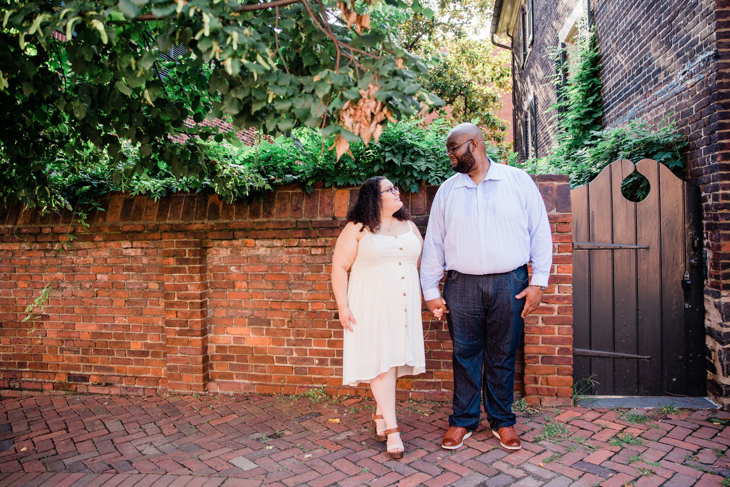 Engagement Session in Old Town Alexandria North Virginia by black wedding photographers Megapixels Media-16.jpg