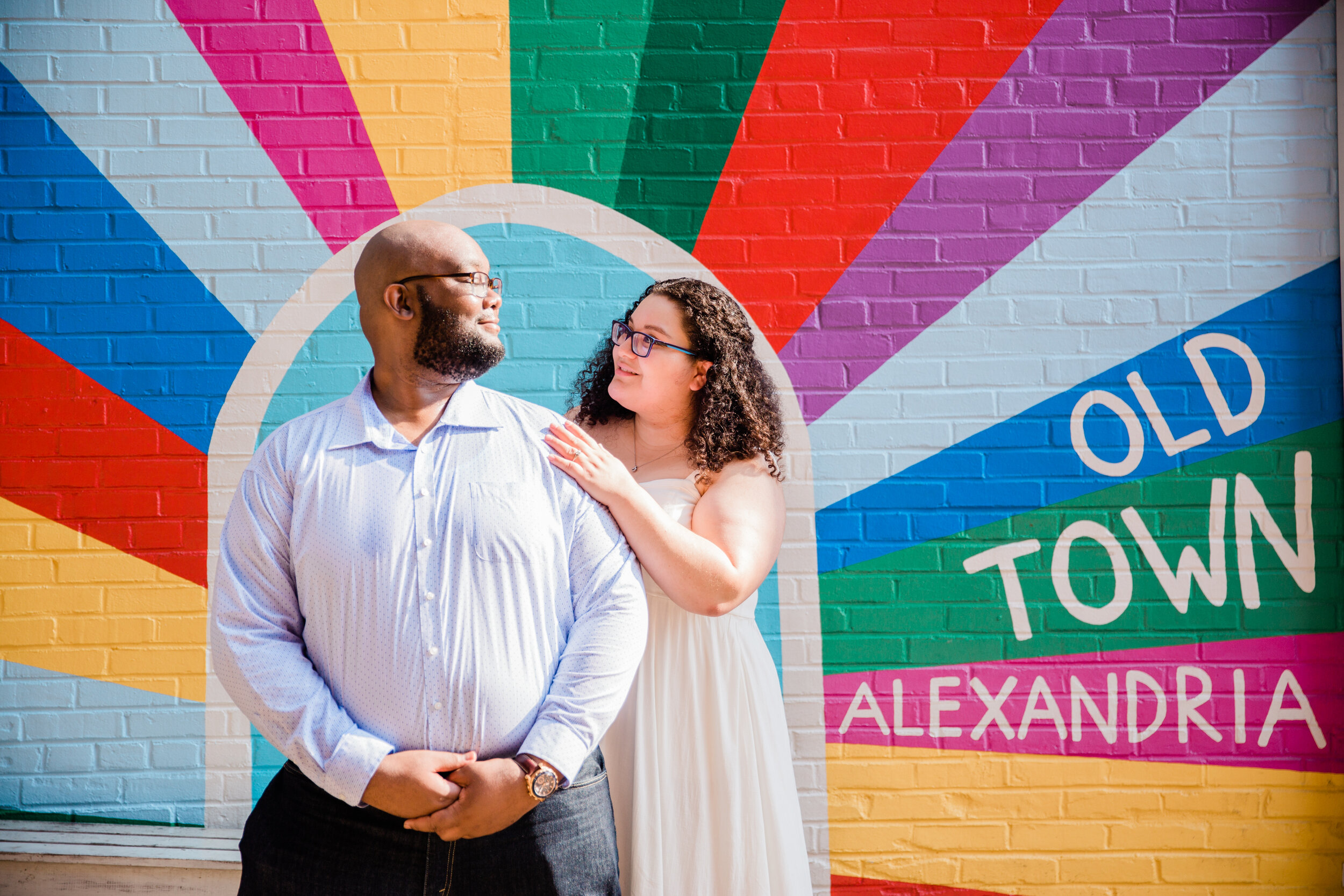 Engagement Session in Old Town Alexandria North Virginia by black wedding photographers Megapixels Media-18.jpg