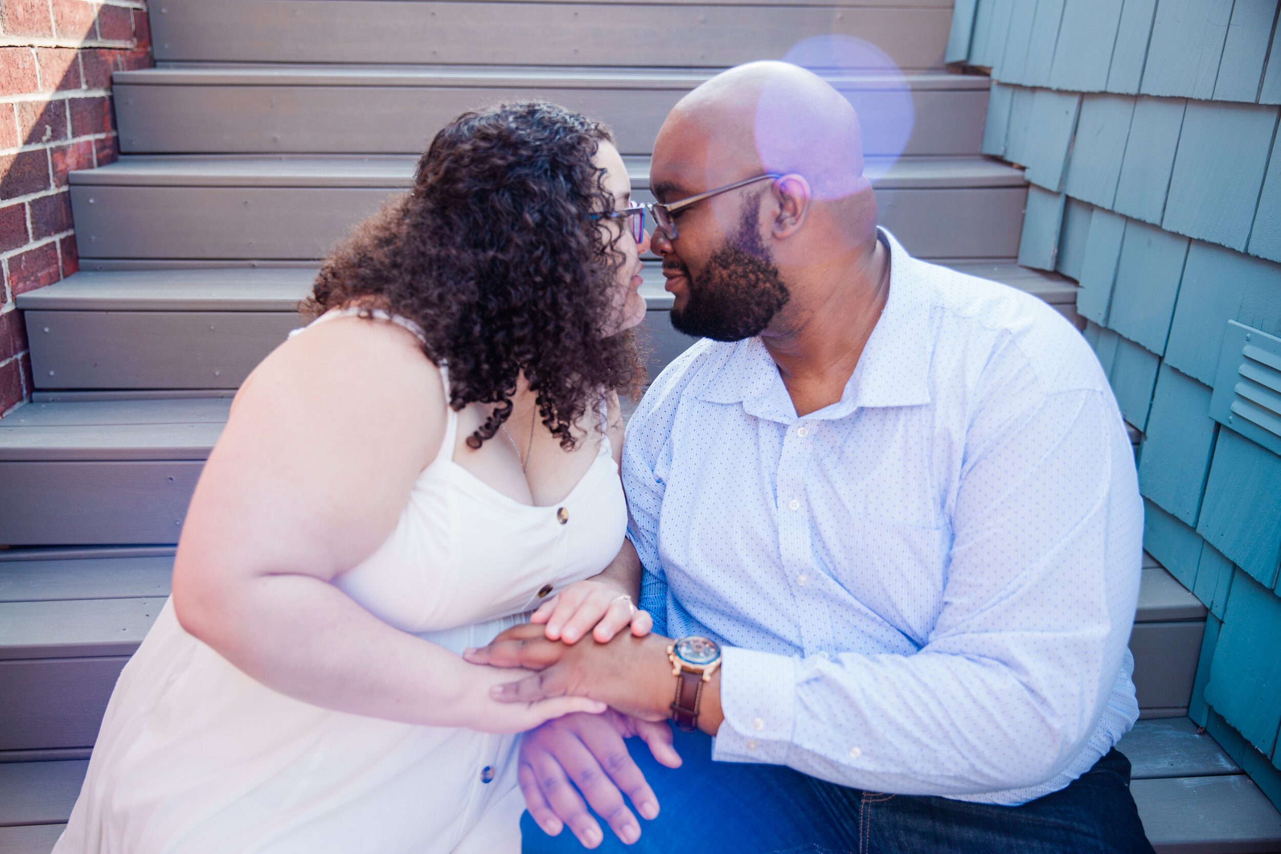 Engagement Session in Old Town Alexandria North Virginia by black wedding photographers Megapixels Media-20.jpg