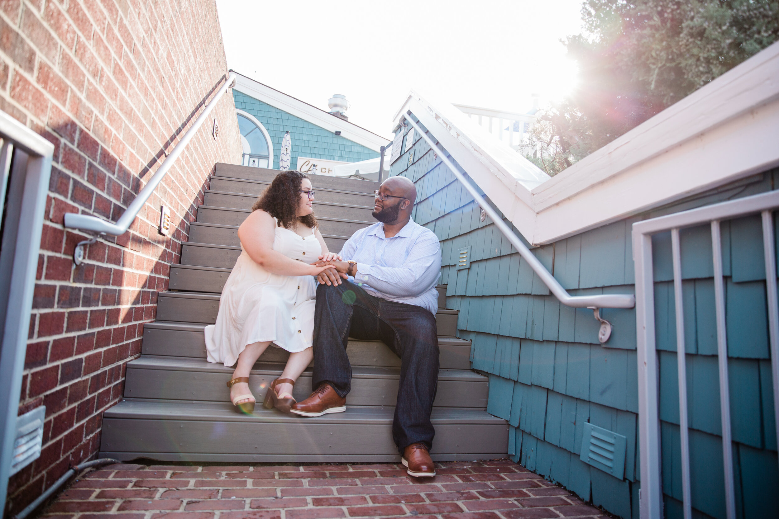 Engagement Session in Old Town Alexandria North Virginia by black wedding photographers Megapixels Media-21.jpg