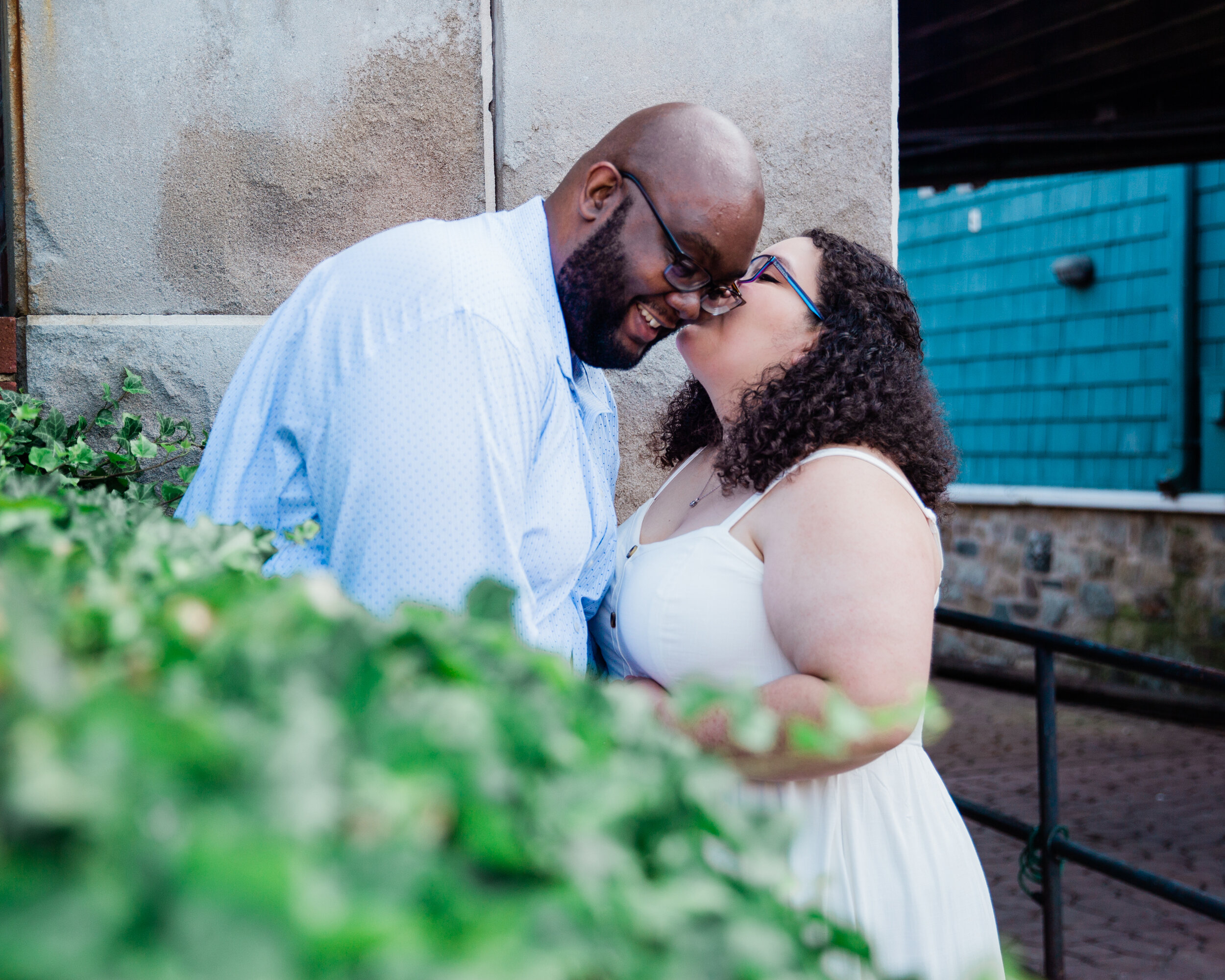 Engagement Session in Old Town Alexandria North Virginia by black wedding photographers Megapixels Media-22.jpg