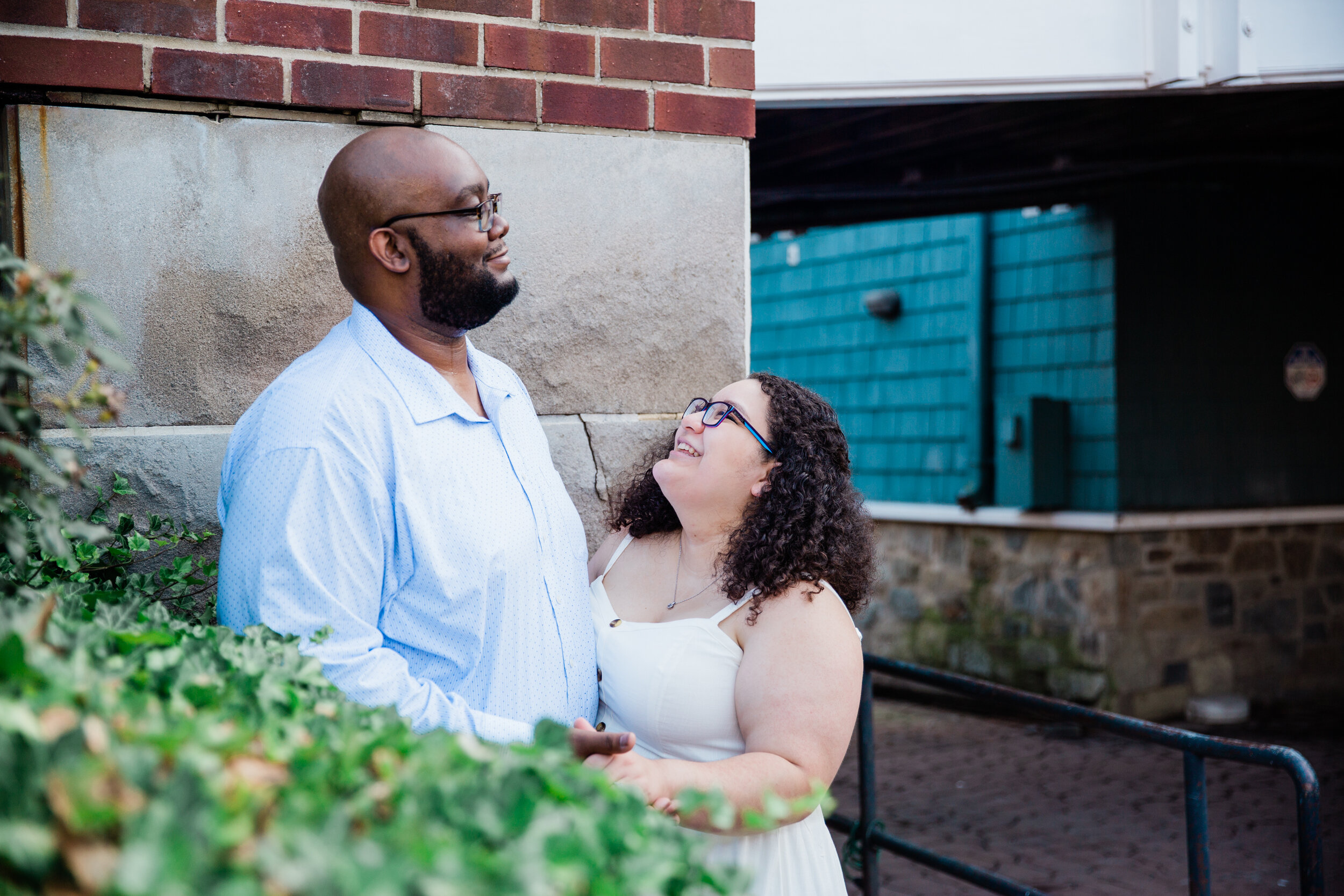 Engagement Session in Old Town Alexandria North Virginia by black wedding photographers Megapixels Media-23.jpg