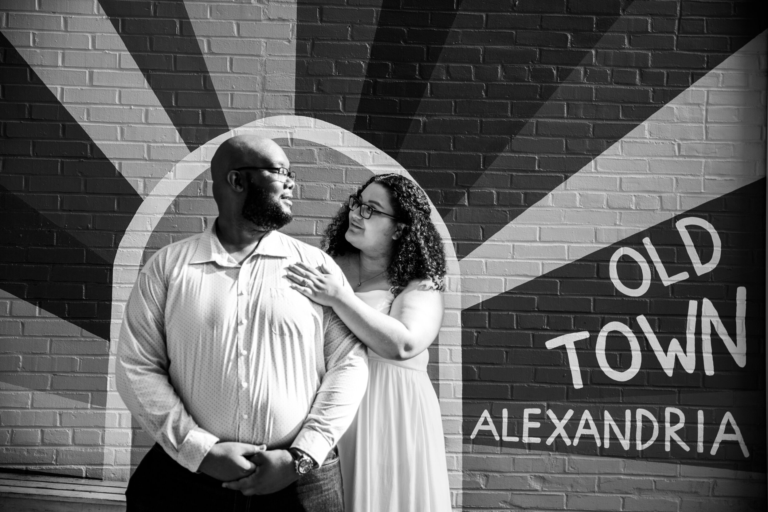 Engagement Session in Old Town Alexandria North Virginia by black wedding photographers Megapixels Media-27.jpg