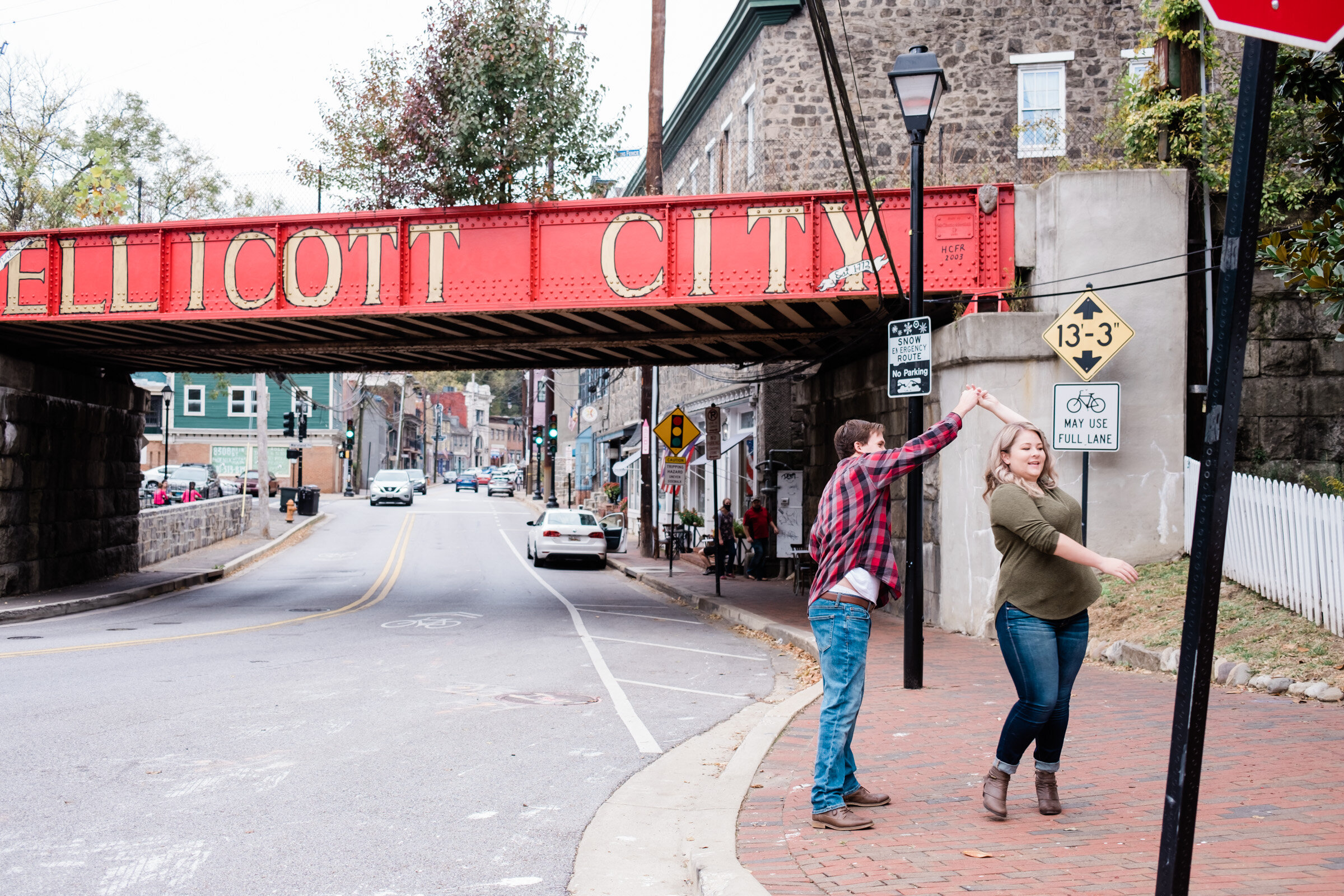 Harry Potter Muggle Month Themed Engagement Session in Old Ellicot City Maryland Best Wedding Photographers Megapixels Media-35.jpg