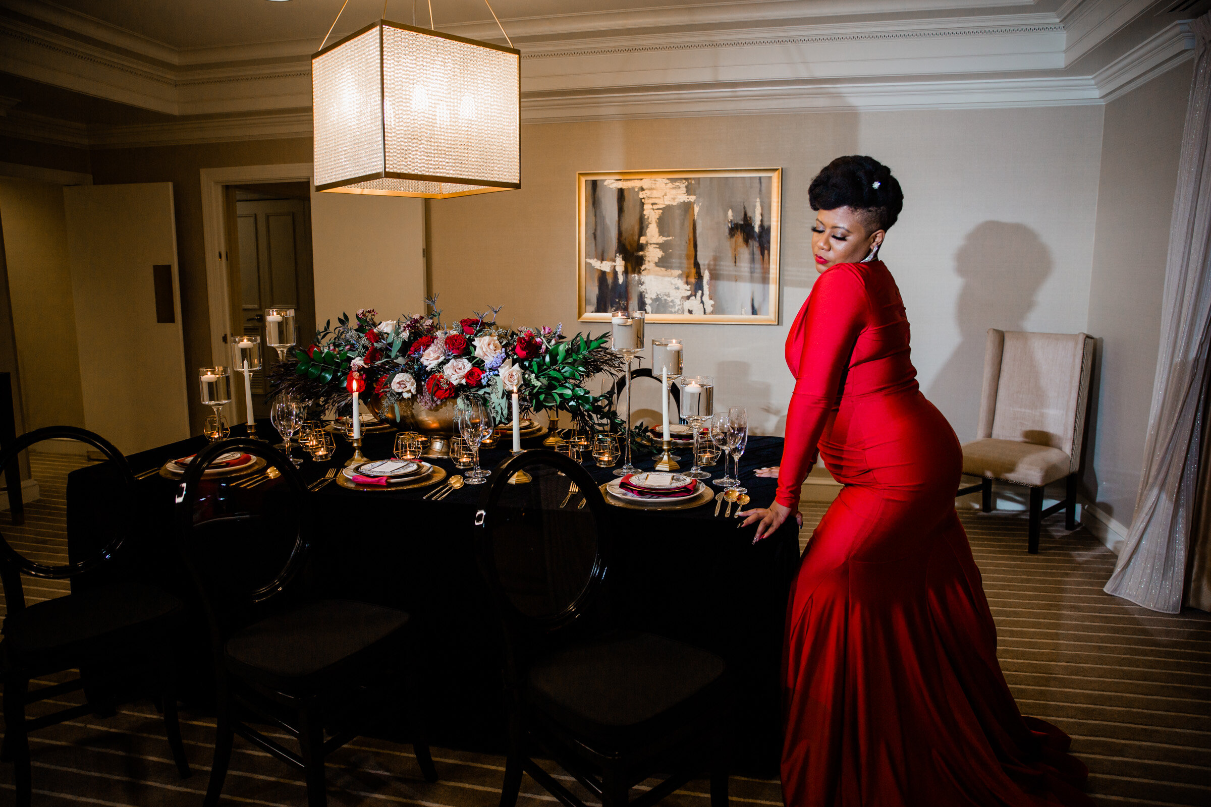 Bad Red Dress Birthday Photoshoot at Royal Sonesta Baltimore Black Female Photographer Megapixels Media-49.jpg