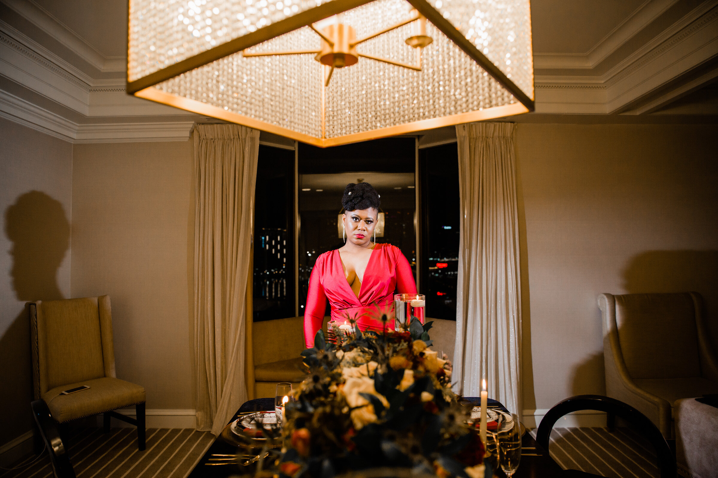 Bad Red Dress Birthday Photoshoot at Royal Sonesta Baltimore Black Female Photographer Megapixels Media-39.jpg