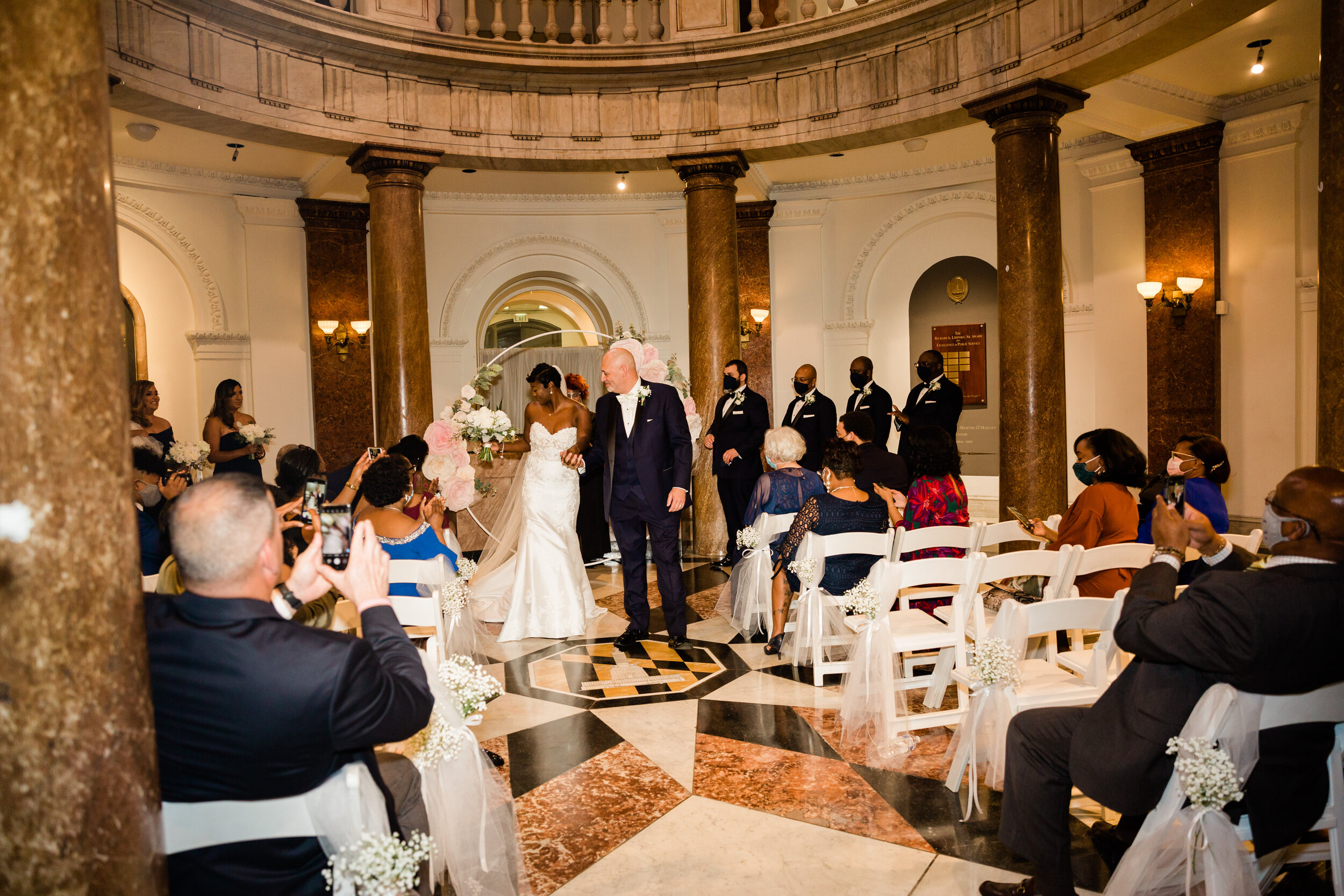 get married in baltimore city hall shot by megapixels media biracial couple wedding photographers maryland-76.jpg