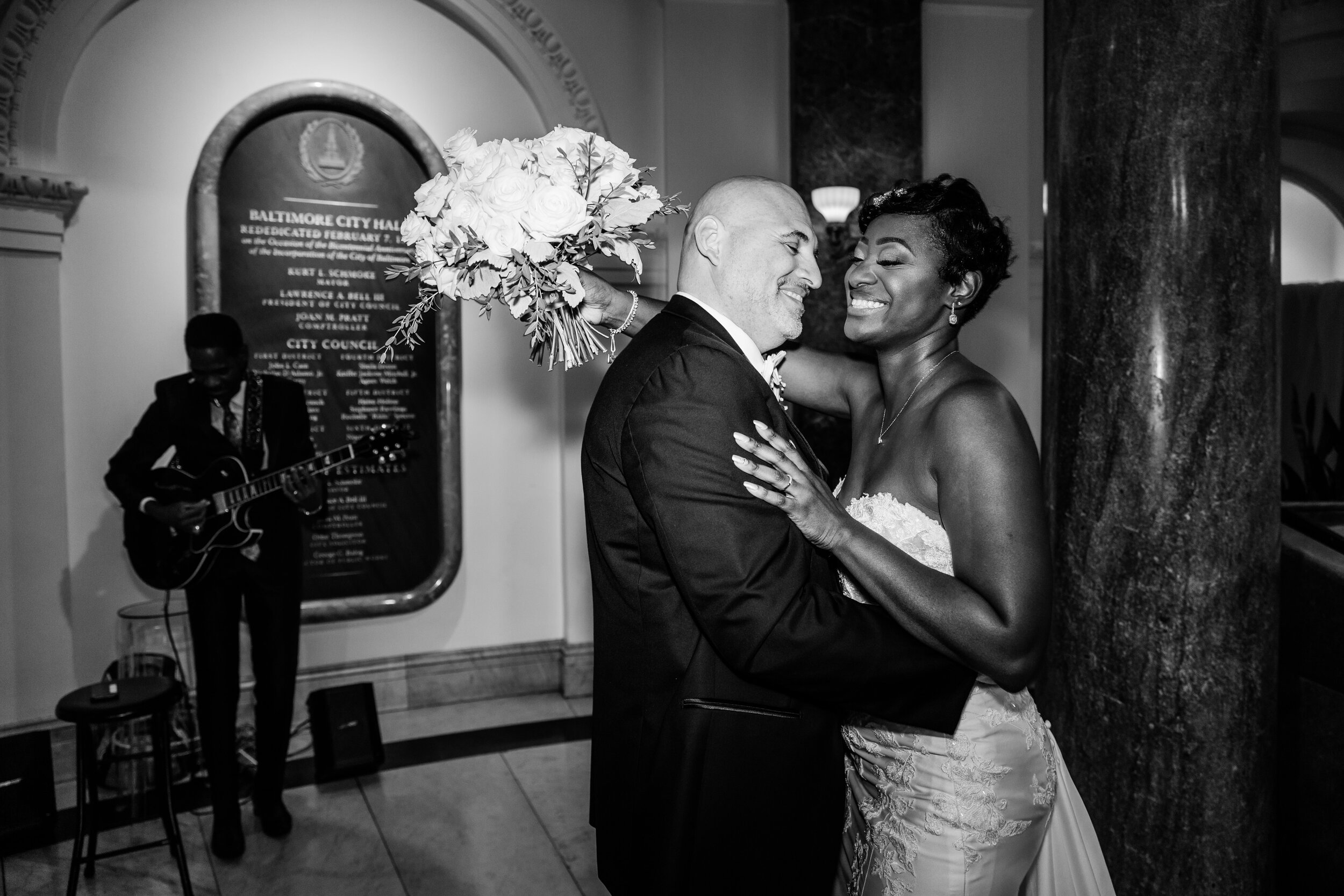 get married in baltimore city hall shot by megapixels media biracial couple wedding photographers maryland-81.jpg