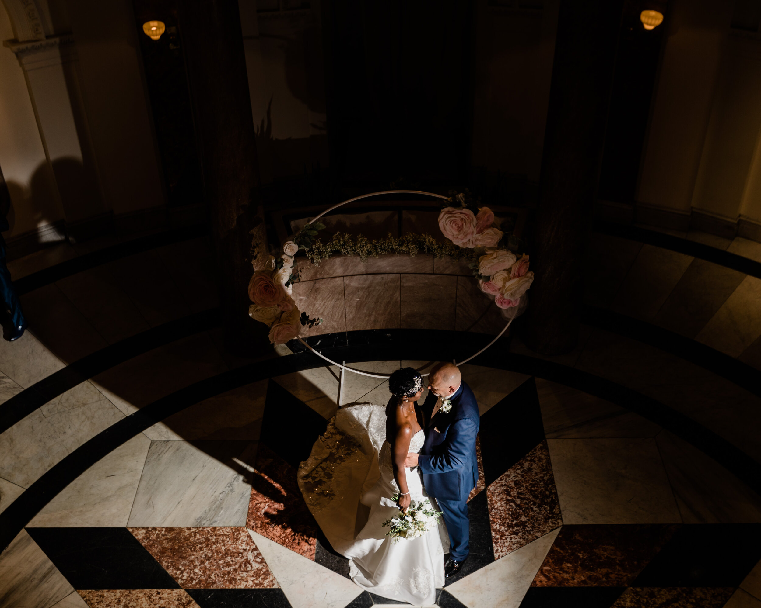 get married in baltimore city hall shot by megapixels media biracial couple wedding photographers maryland-82.jpg