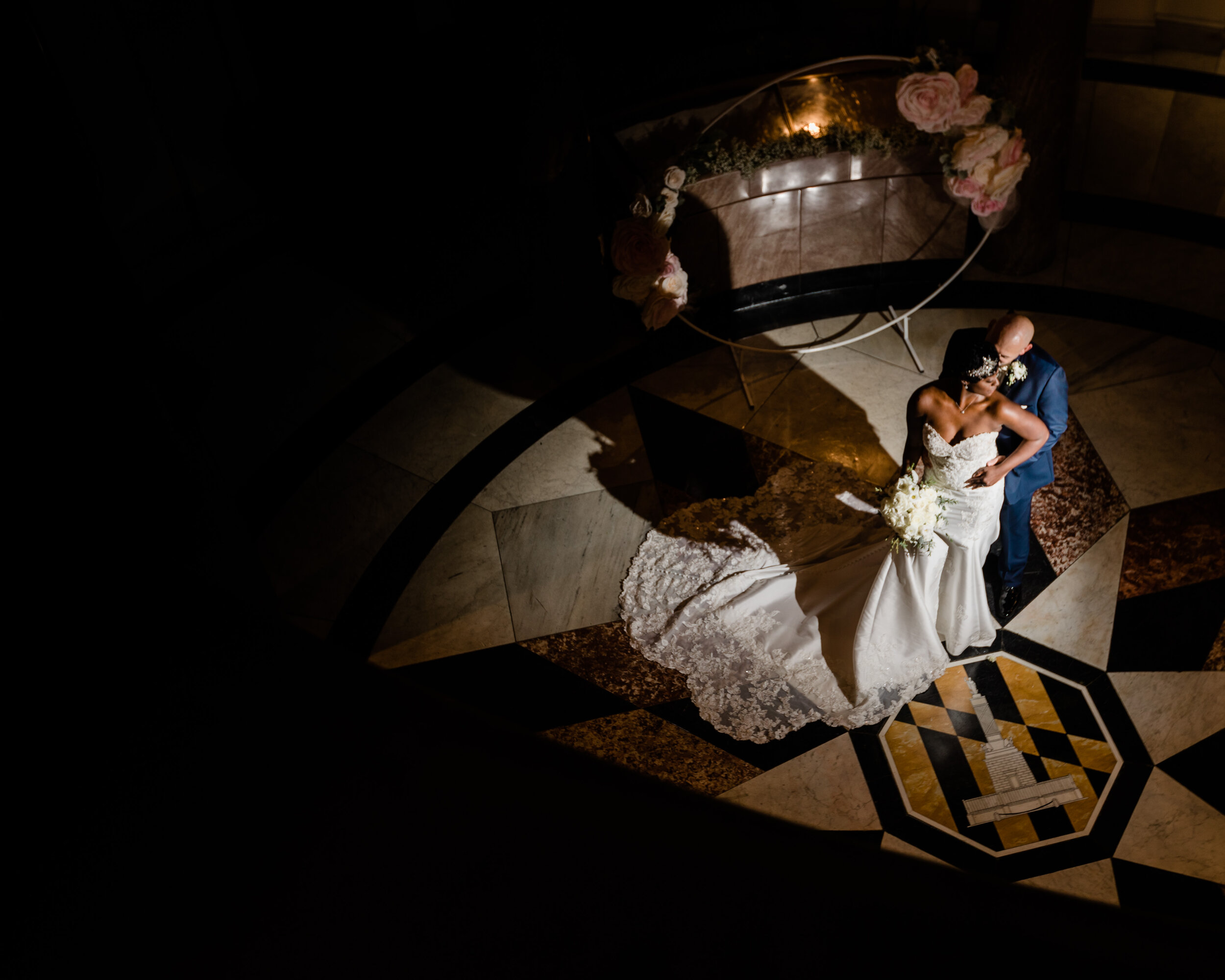 get married in baltimore city hall shot by megapixels media biracial couple wedding photographers maryland-85.jpg