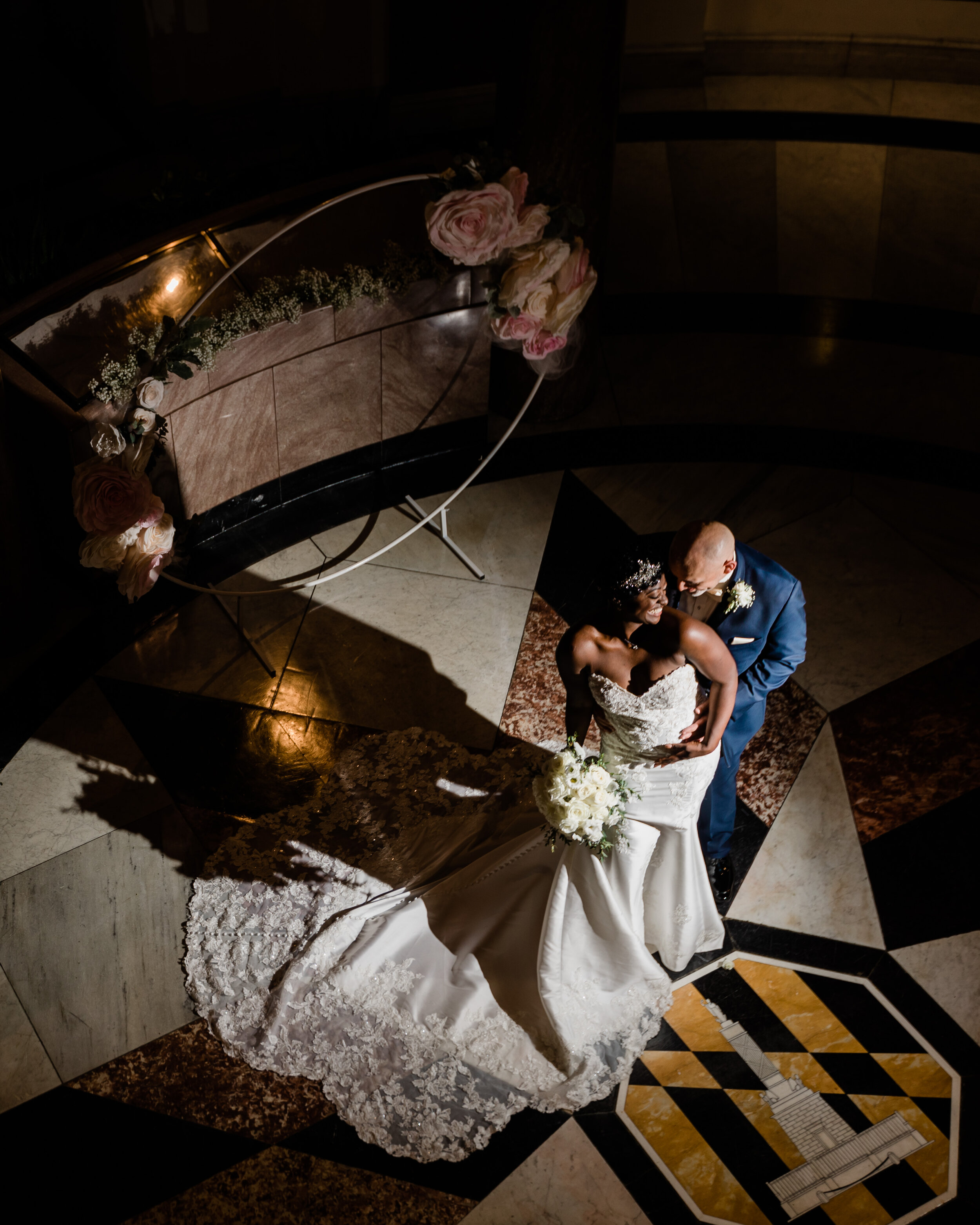 get married in baltimore city hall shot by megapixels media biracial couple wedding photographers maryland-86.jpg
