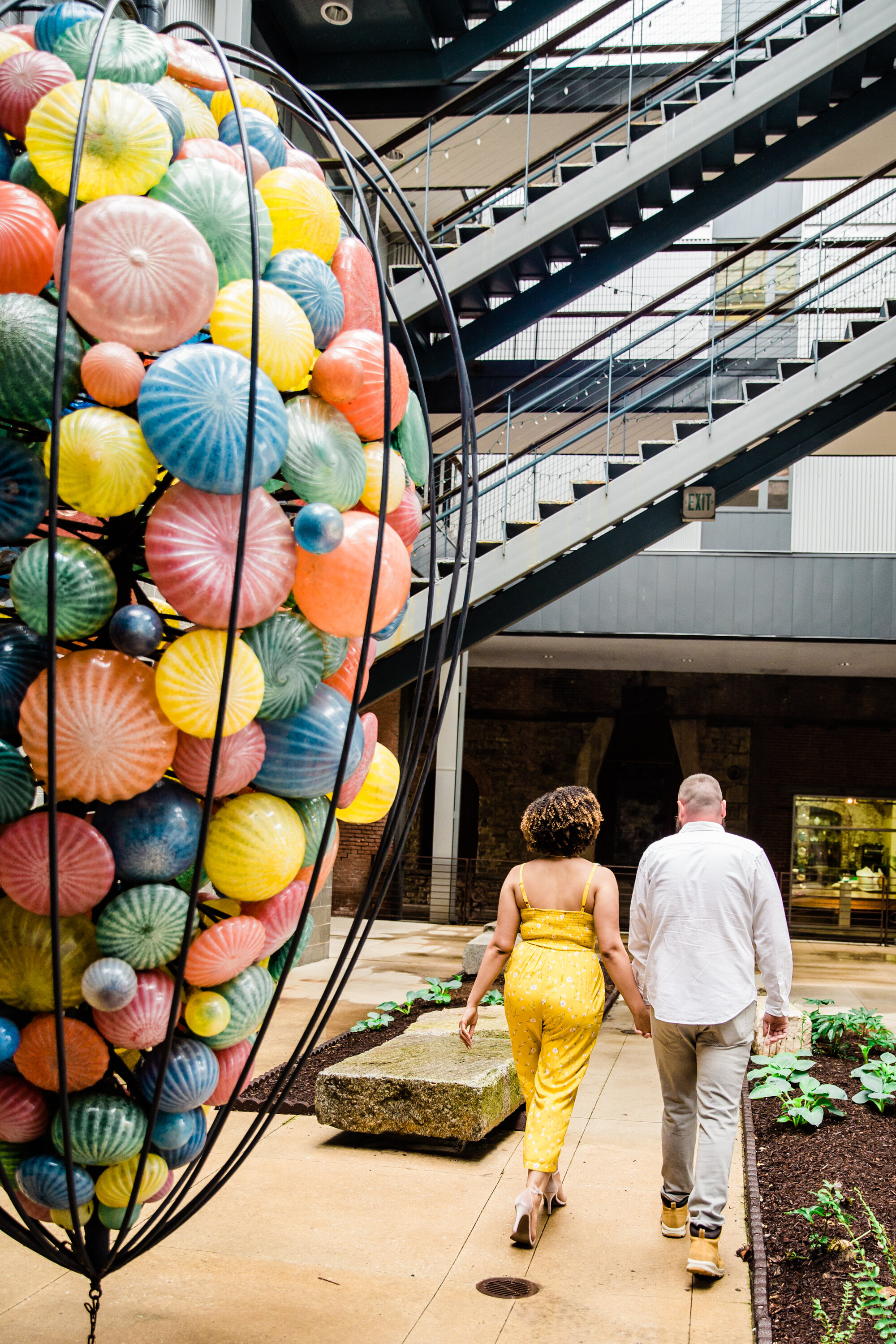 Yellow Happy Engagement Photos at Clipper Mill Maryland Megapixels Media-12.jpg