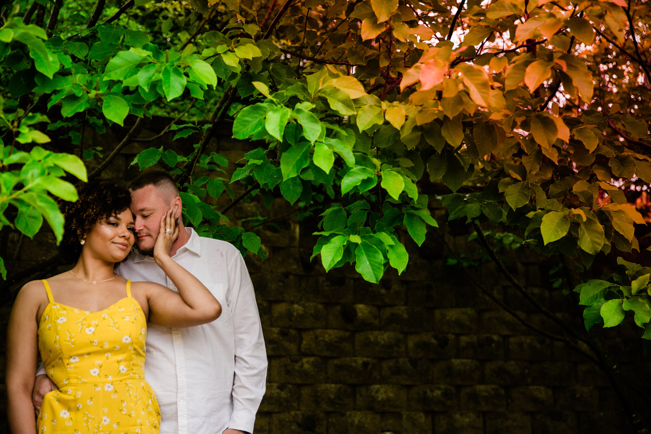 Yellow Happy Engagement Photos at Clipper Mill Maryland Megapixels Media-30.jpg