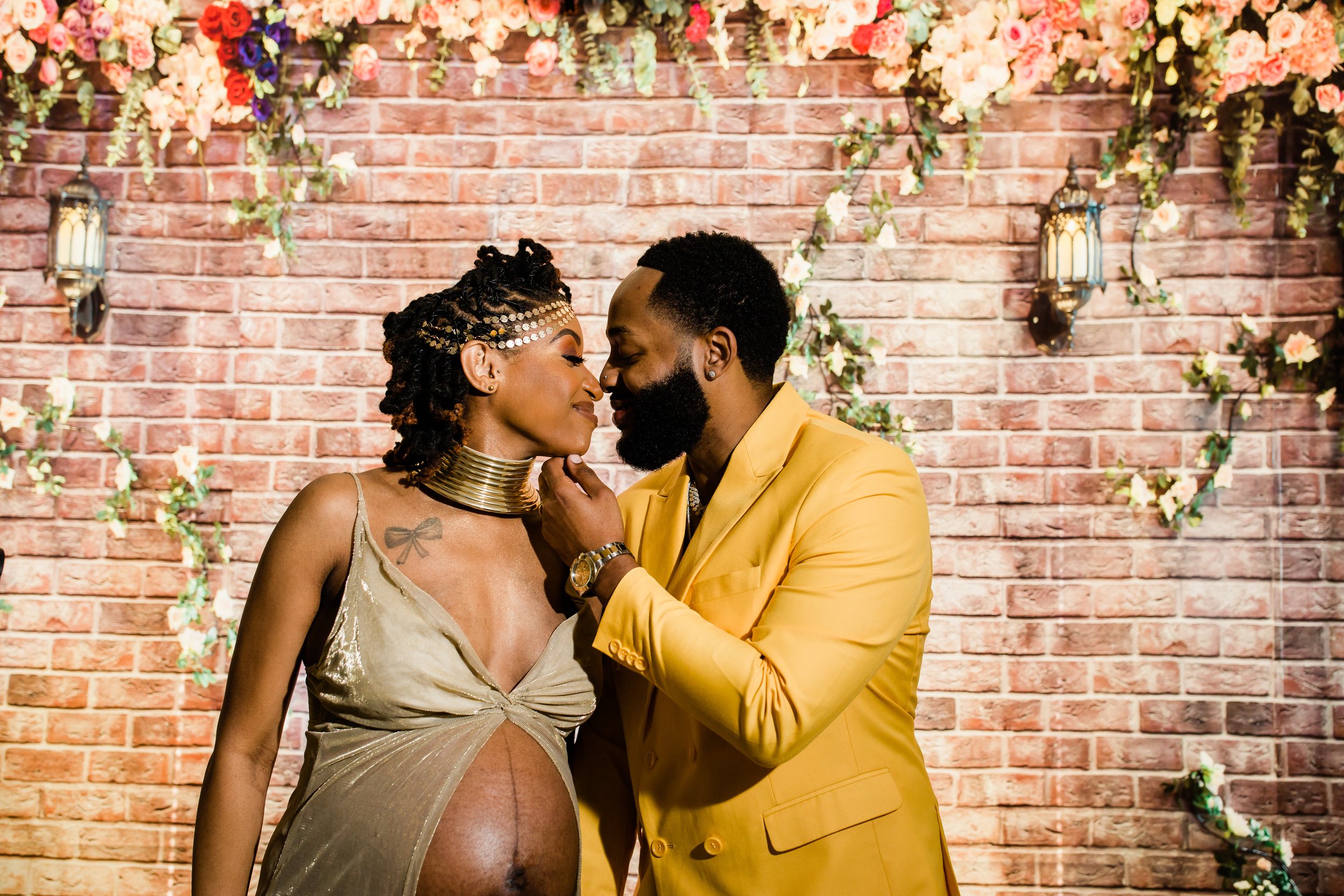 Yellow and Gold Maternity Session in Baltimore Maryland Best Black Maternity Photographers Megapixels Media Photography-22.jpg