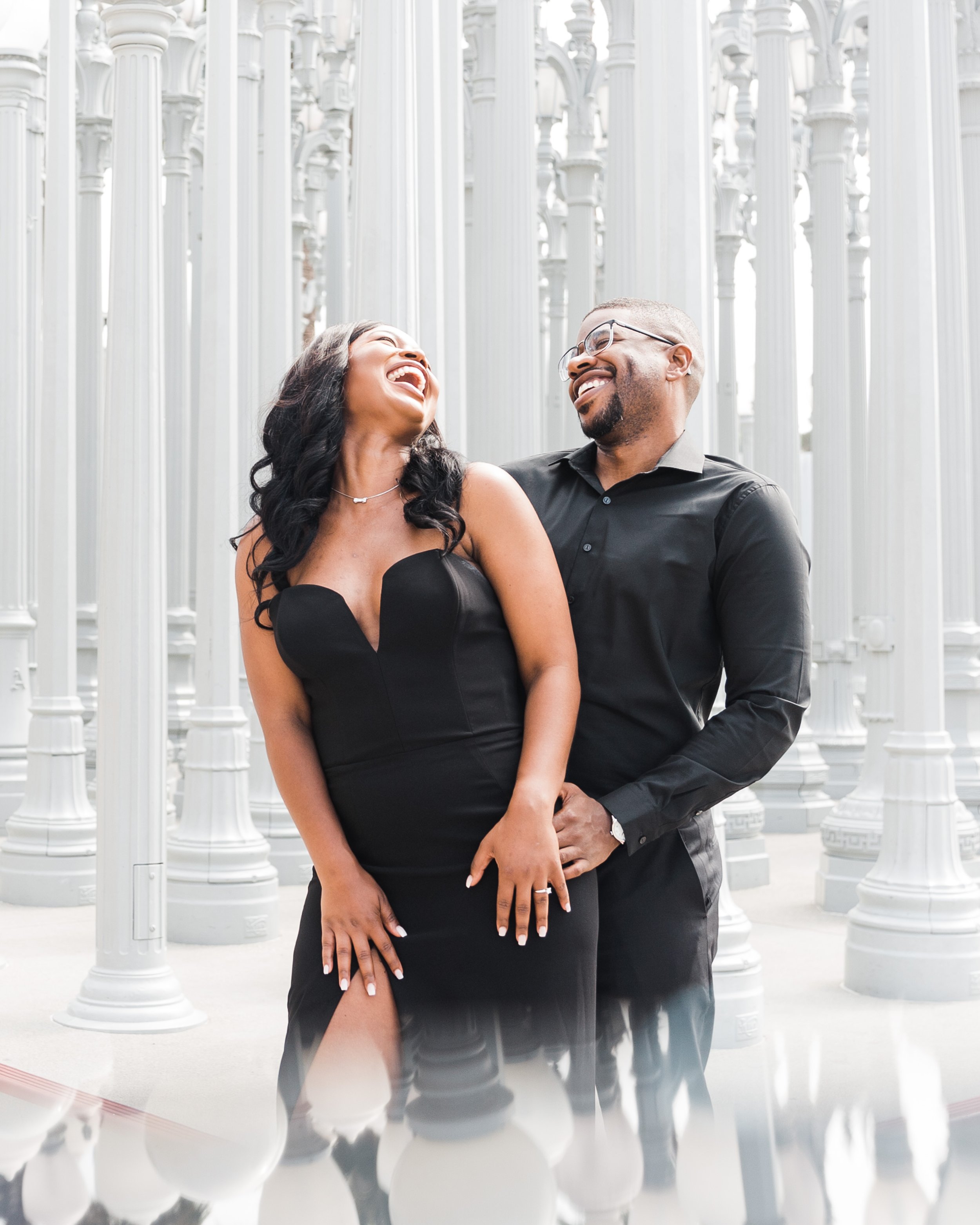 Best LACMA Engagement Photos Destination Wedding Photographers Megapixels Media Photography Los Angeles -10.jpg