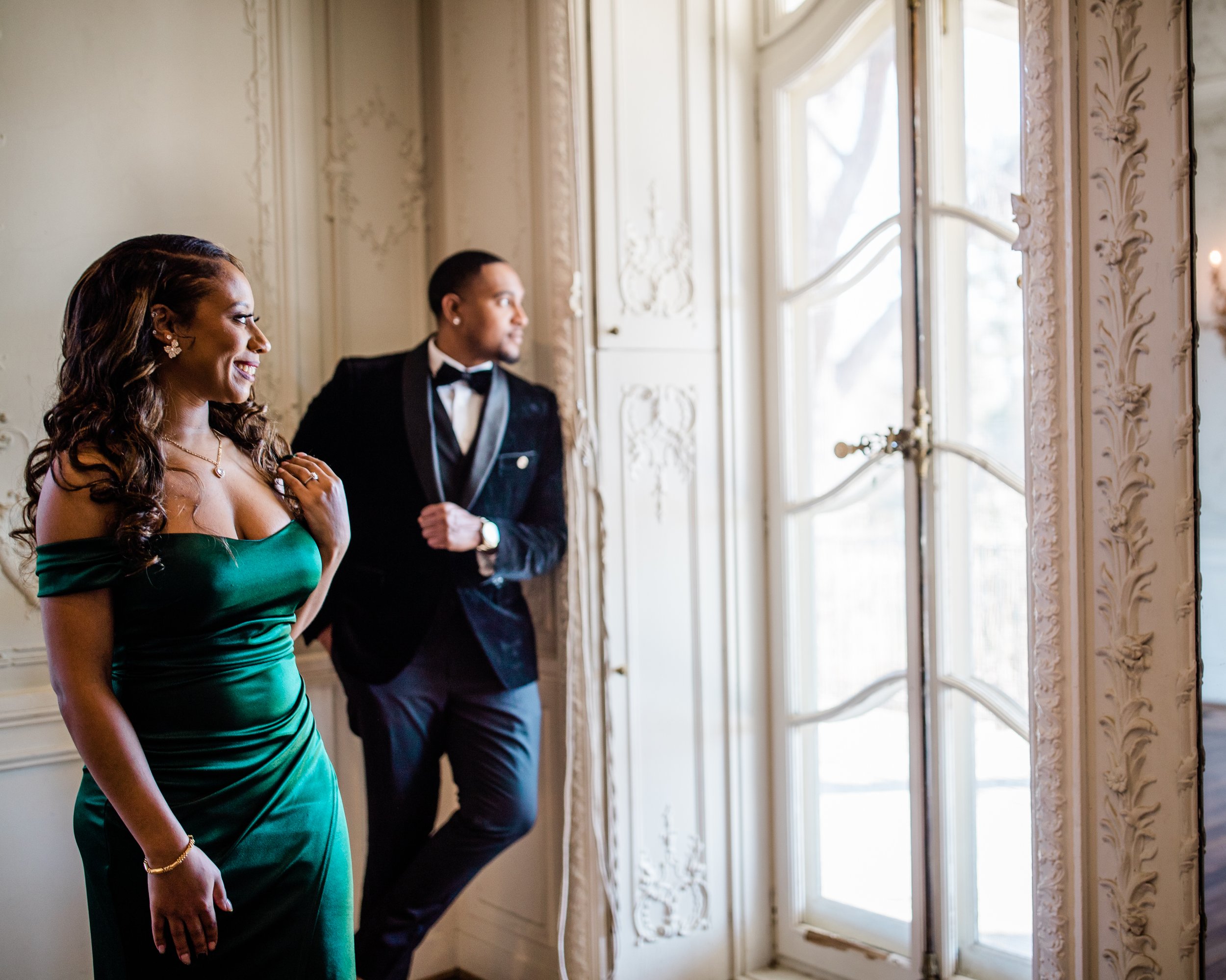 Classic Green Engagement Session at Cylburn Arboretum Best Black Wedding Photographers Megapixels Media Photography-23.jpg