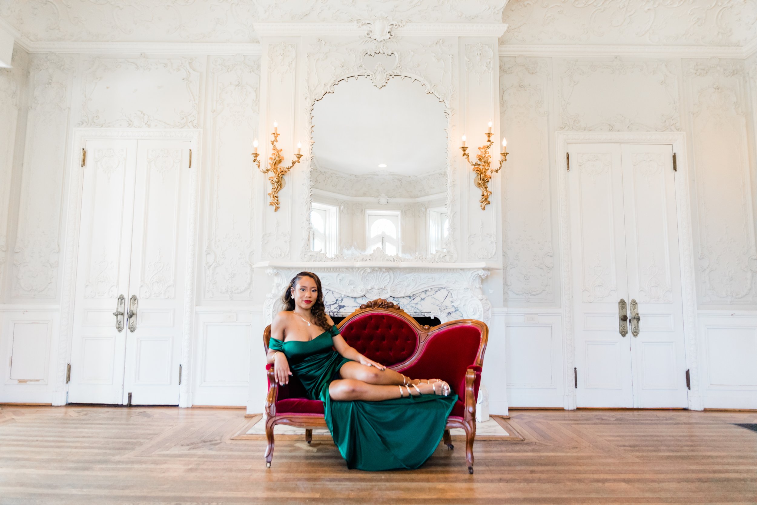 Classic Green Engagement Session at Cylburn Arboretum Best Black Wedding Photographers Megapixels Media Photography-57.jpg