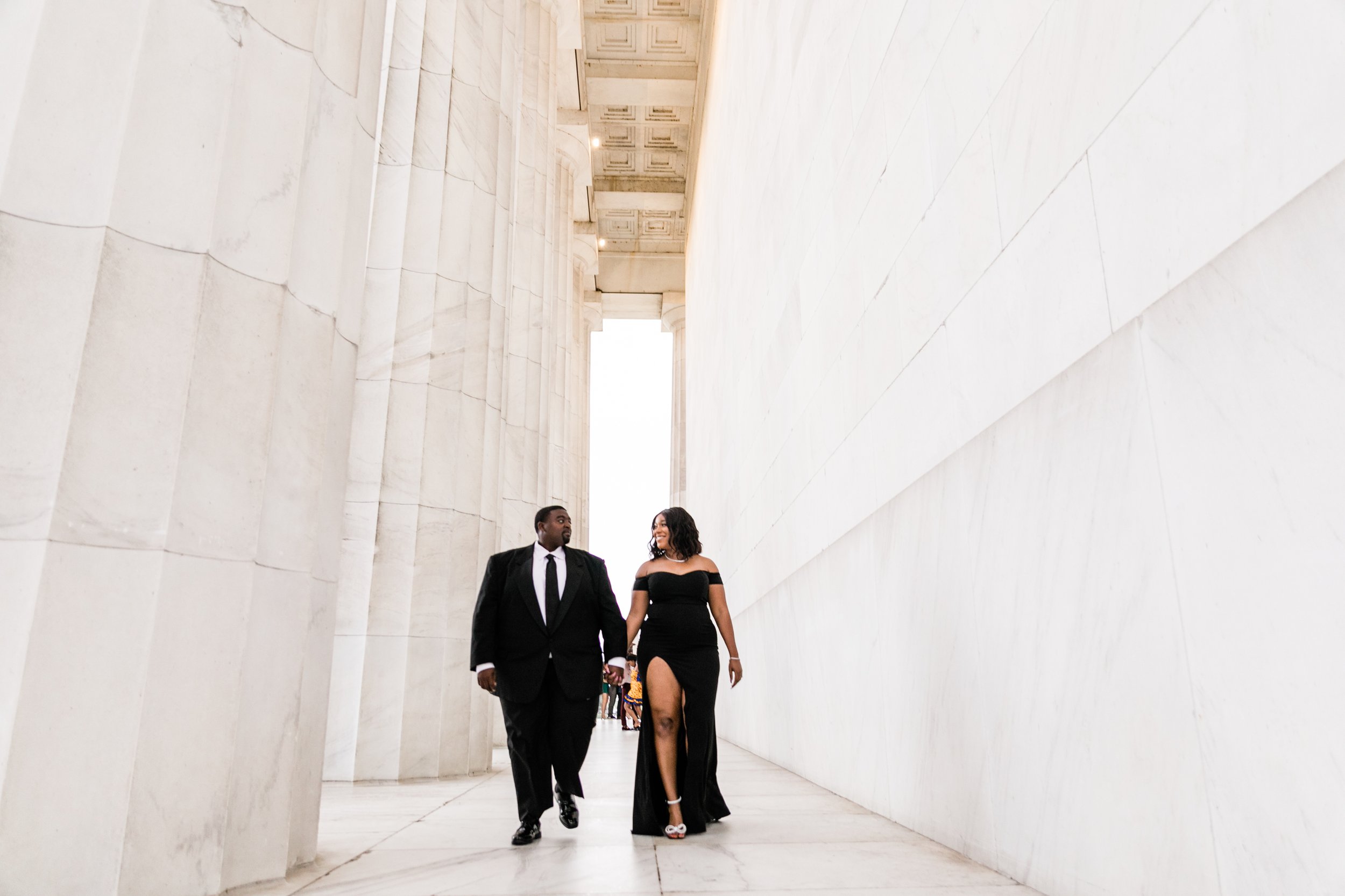 Best Black Wedding Photographers in Washington DC Megapixels Media Photography Engagement Photos at the Lincoln Memorial-15.jpg