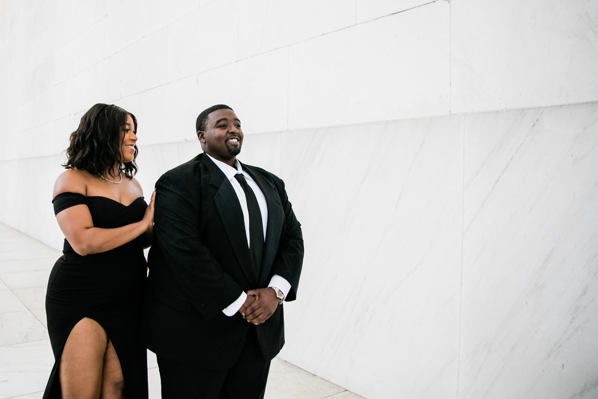 Best Black Wedding Photographers in Washington DC Megapixels Media Photography Engagement Photos at the Lincoln Memorial-16.jpg