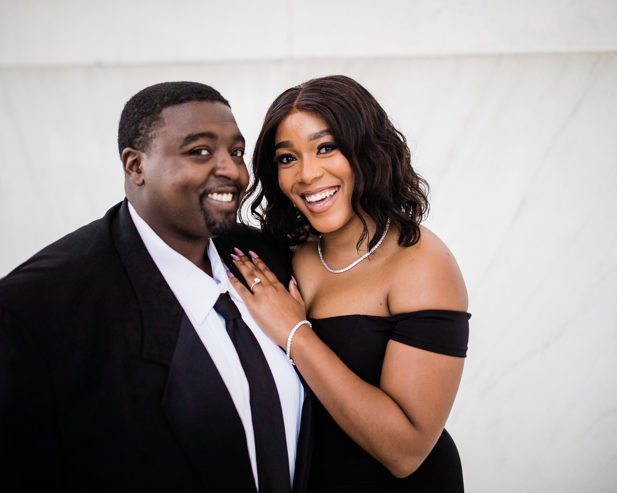Best Black Wedding Photographers in Washington DC Megapixels Media Photography Engagement Photos at the Lincoln Memorial-20.jpg