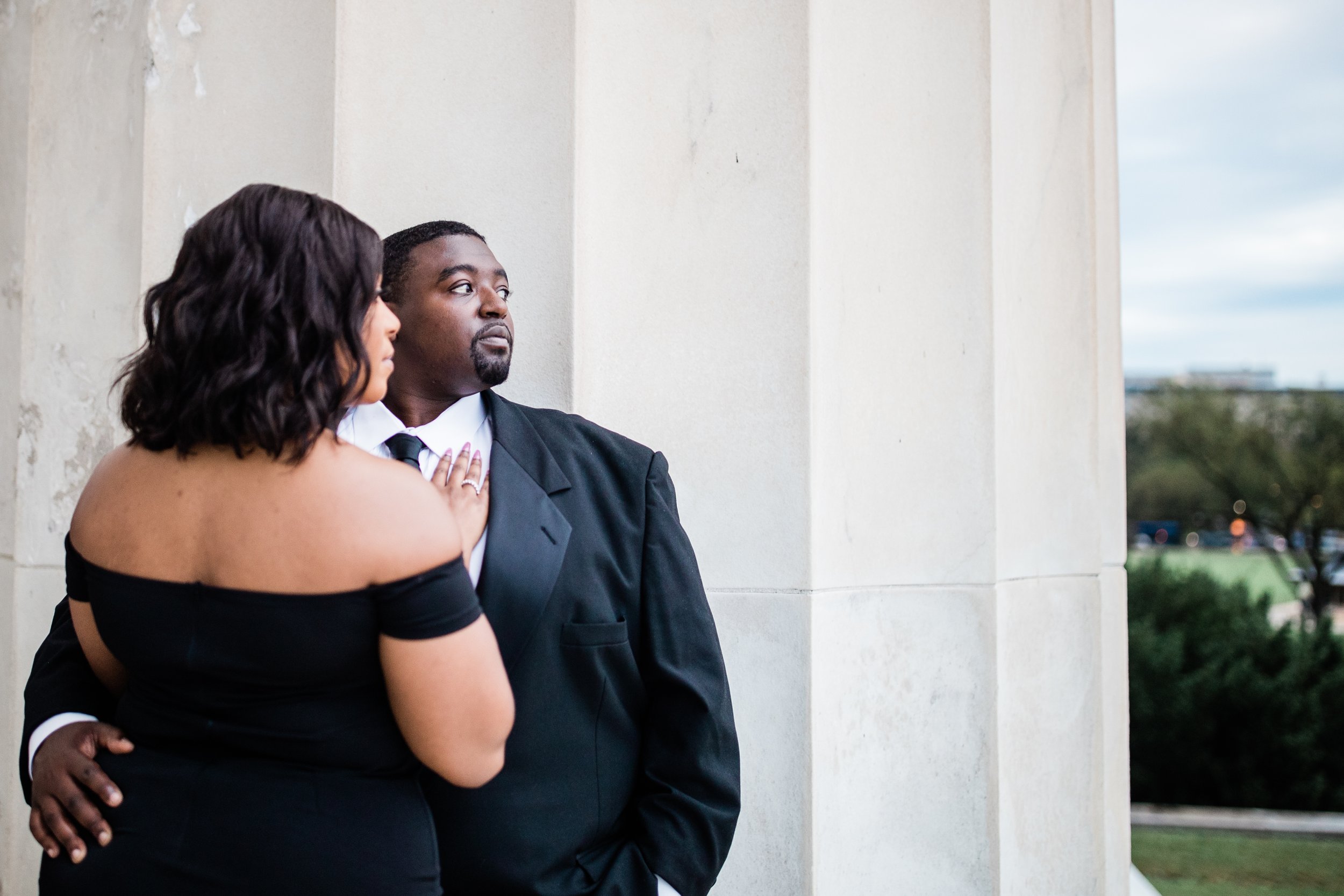 Best Black Wedding Photographers in Washington DC Megapixels Media Photography Engagement Photos at the Lincoln Memorial-26.jpg