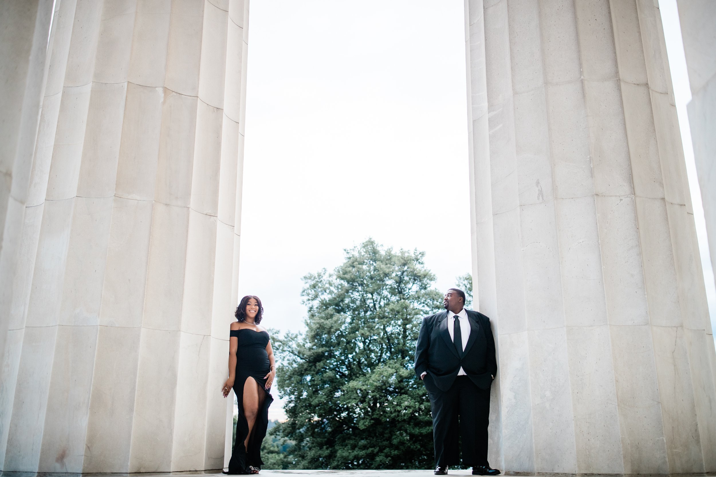 Best Black Wedding Photographers in Washington DC Megapixels Media Photography Engagement Photos at the Lincoln Memorial-34.jpg