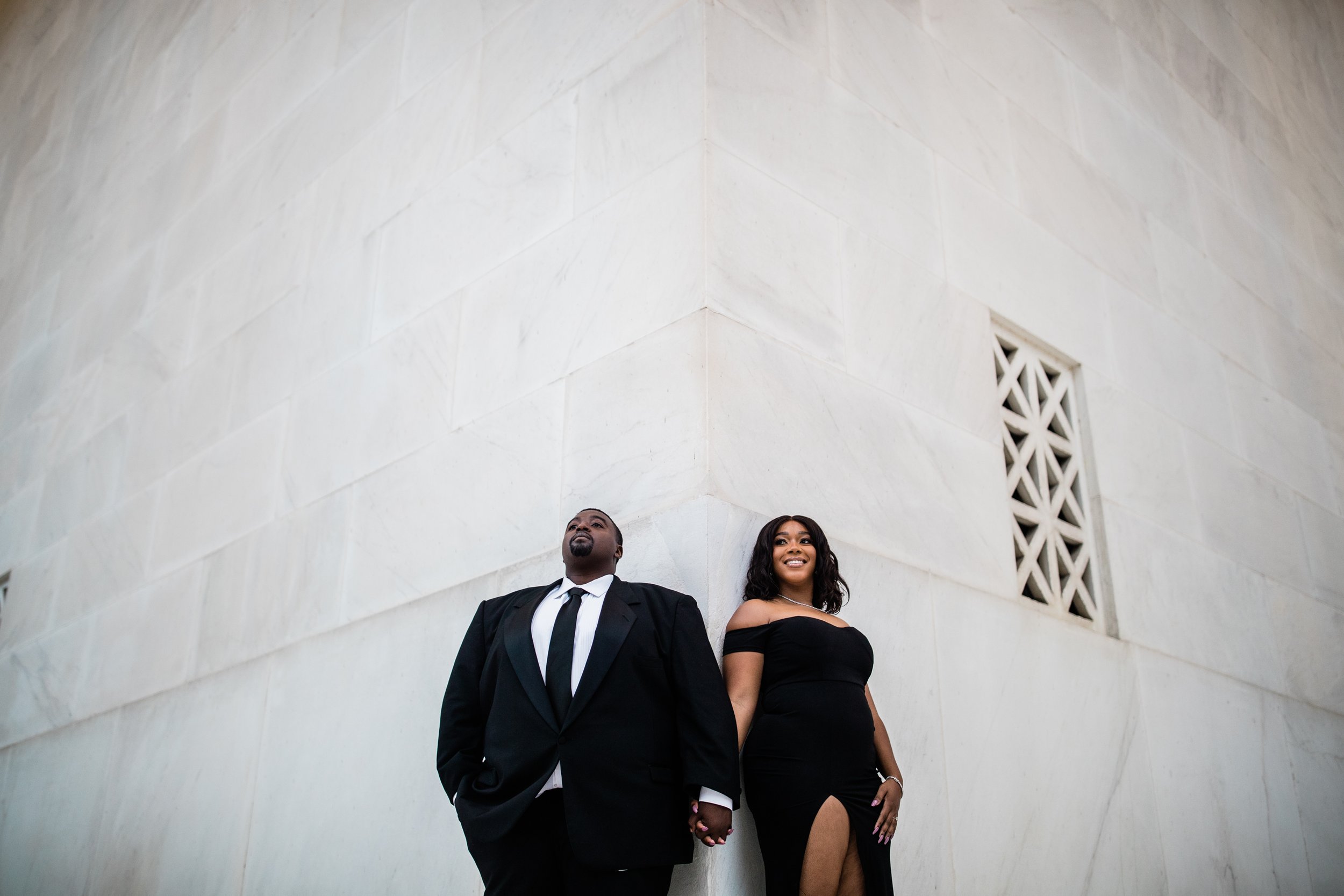 Best Black Wedding Photographers in Washington DC Megapixels Media Photography Engagement Photos at the Lincoln Memorial-41.jpg