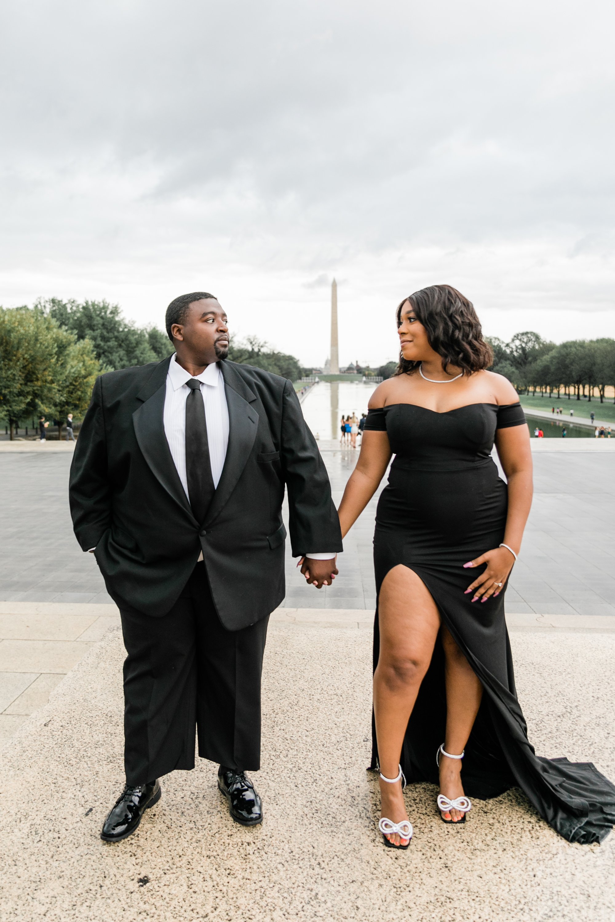Best Black Wedding Photographers in Washington DC Megapixels Media Photography Engagement Photos at the Lincoln Memorial-48.jpg