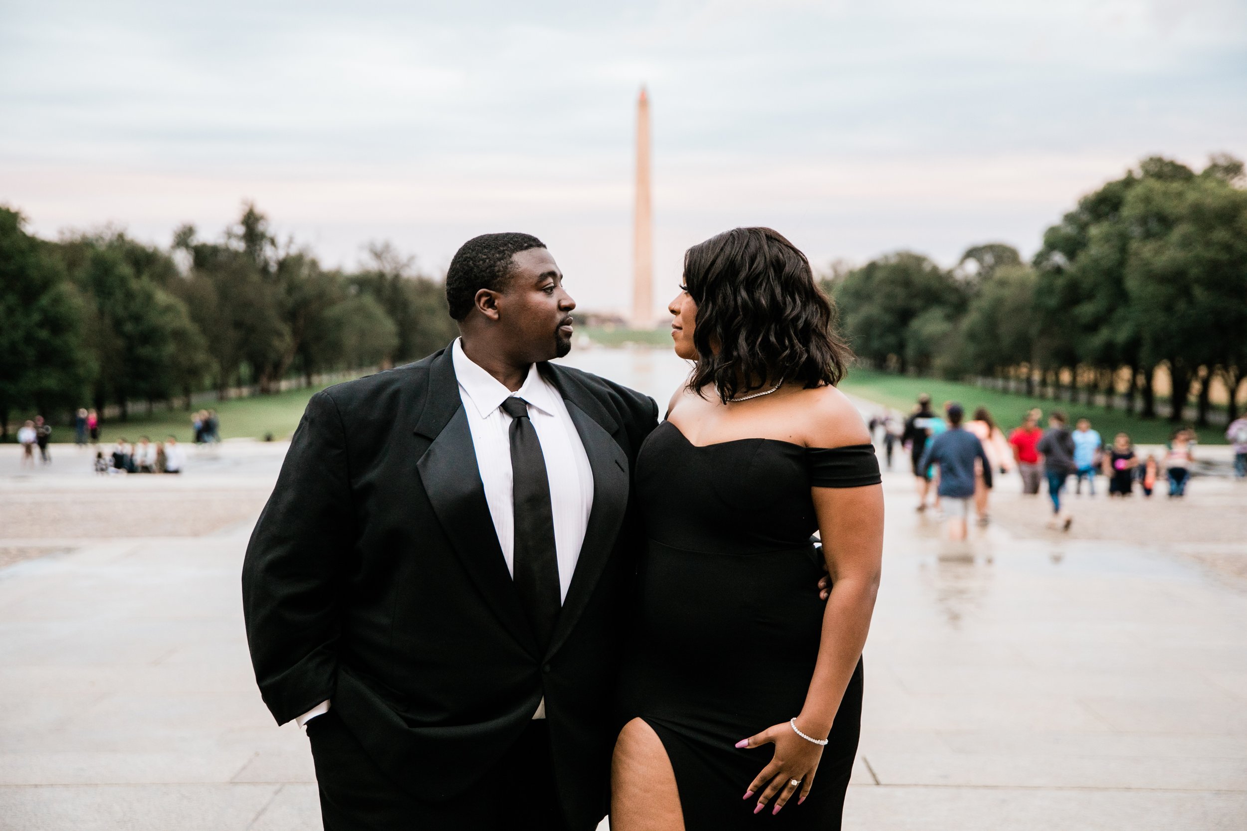 Best Black Wedding Photographers in Washington DC Megapixels Media Photography Engagement Photos at the Lincoln Memorial-55.jpg