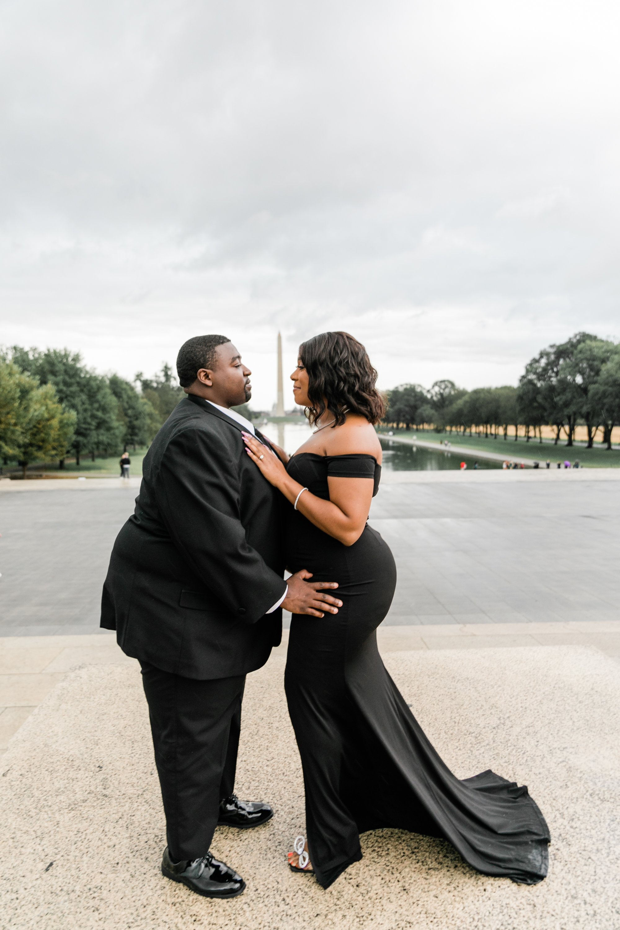 Best Black Wedding Photographers in Washington DC Megapixels Media Photography Engagement Photos at the Lincoln Memorial-52.jpg