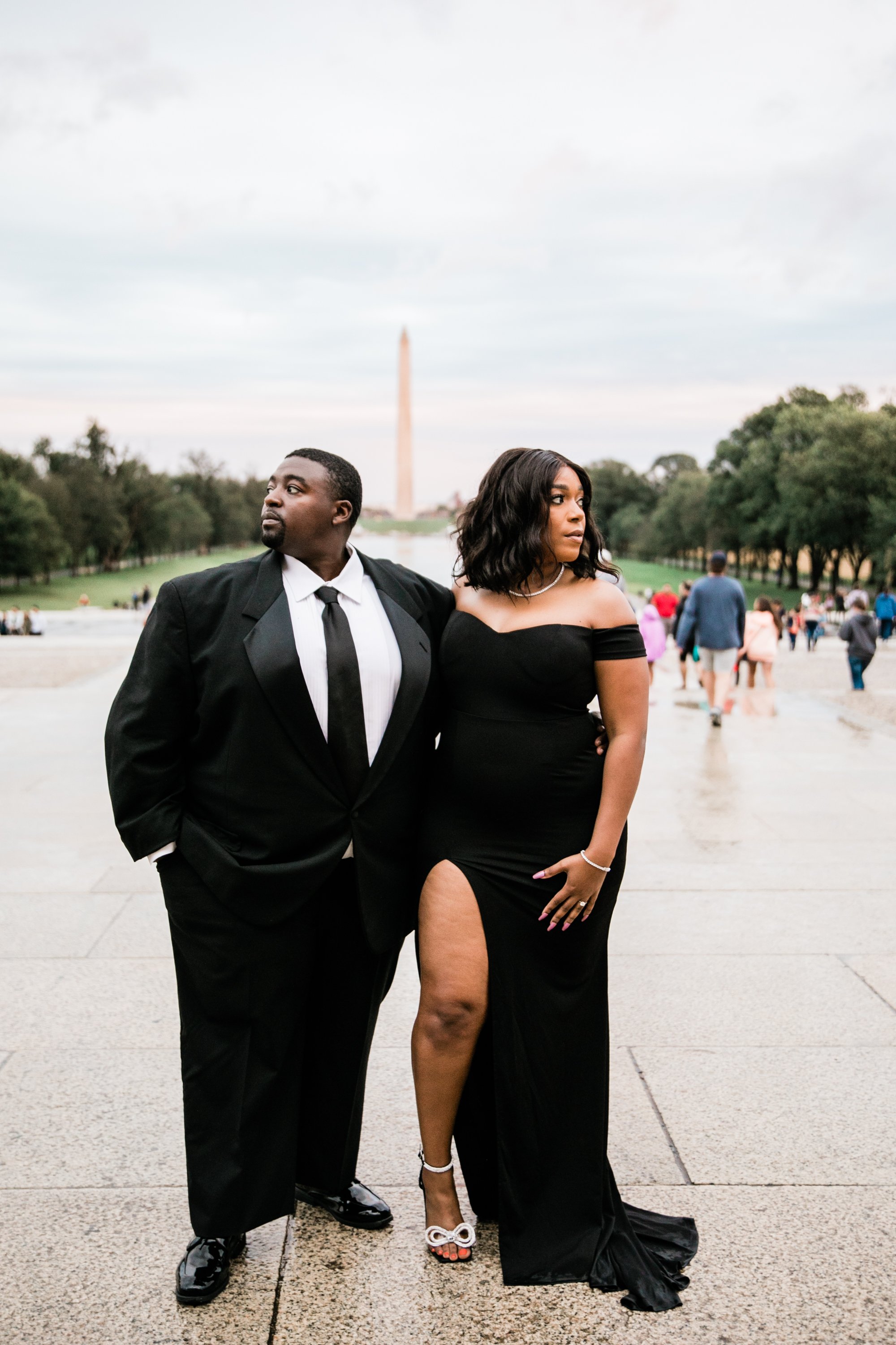 Best Black Wedding Photographers in Washington DC Megapixels Media Photography Engagement Photos at the Lincoln Memorial-54.jpg