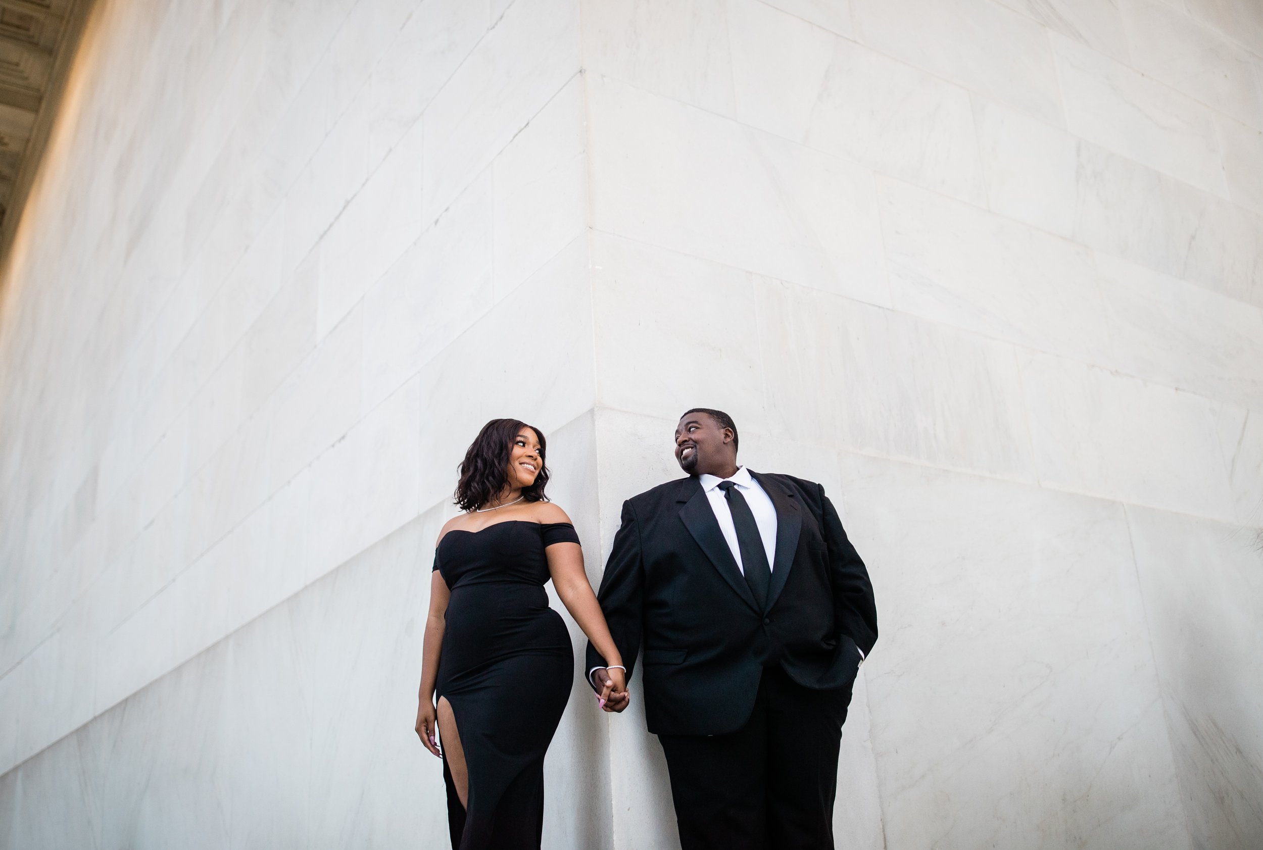 Best Black Wedding Photographers in Washington DC Megapixels Media Photography Engagement Photos at the Lincoln Memorial-61.jpg