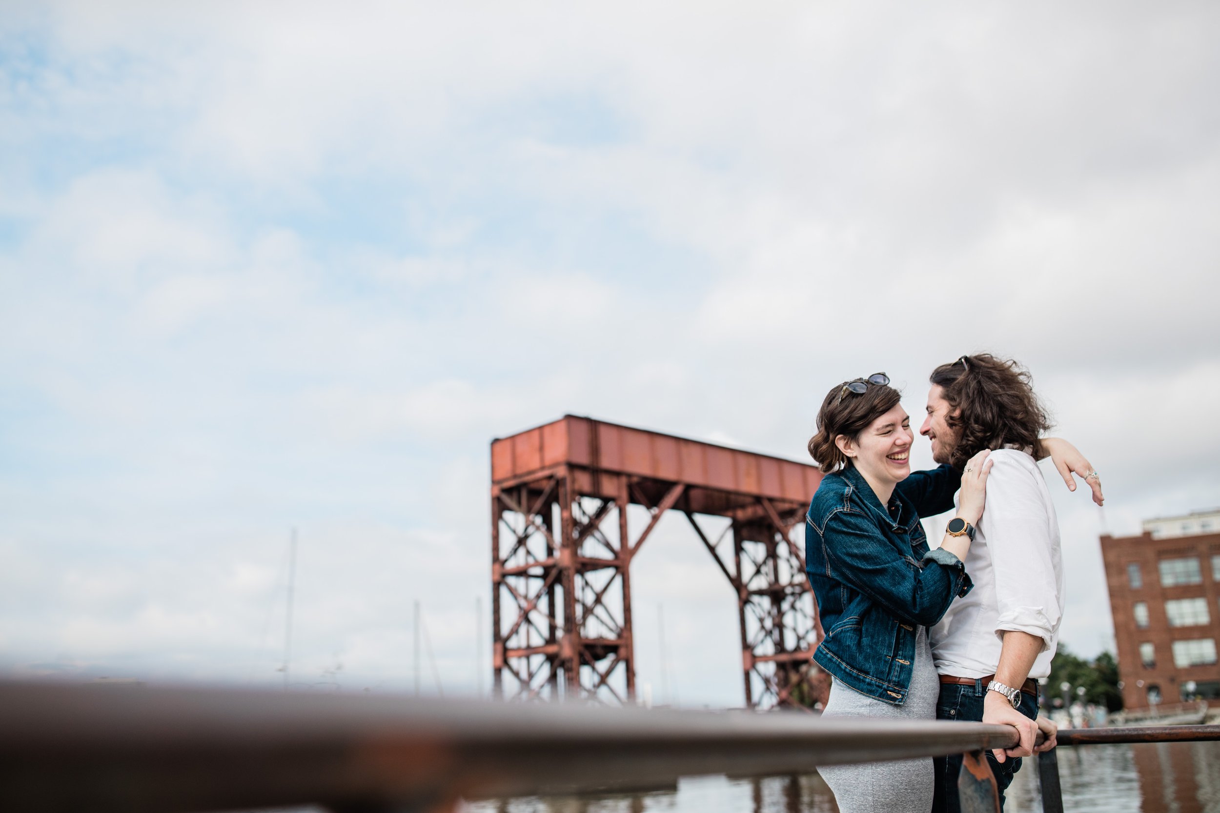 Weird  Creative Engagement Session in Canton Baltimore Maryland Wedding Photographers Megapixels Media Photography-46.jpg