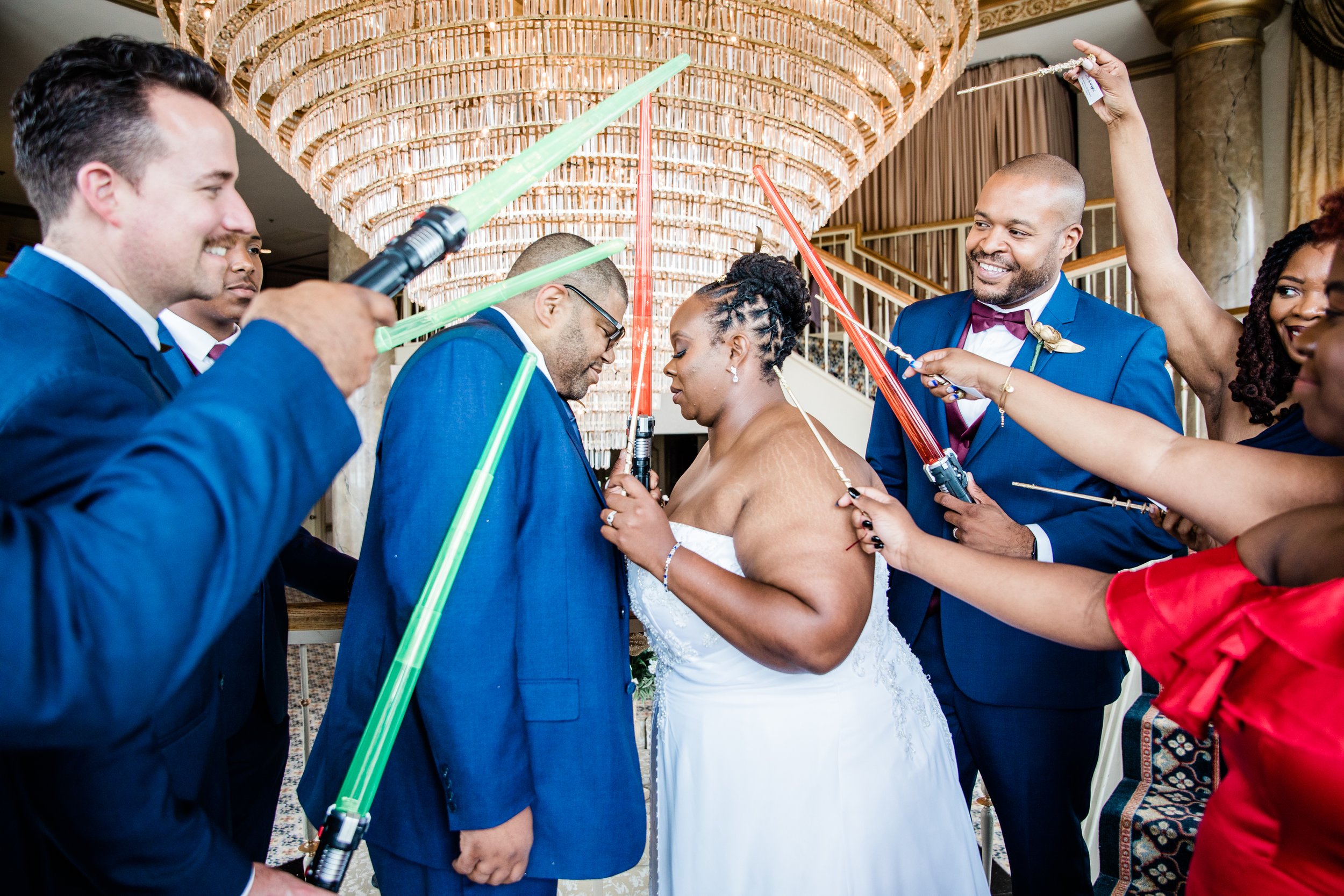 Harry Potter and Star Wars Themed Wedding at Martins West in Baltimore Maryland Shot by Megapixels Media Photography-32.jpg
