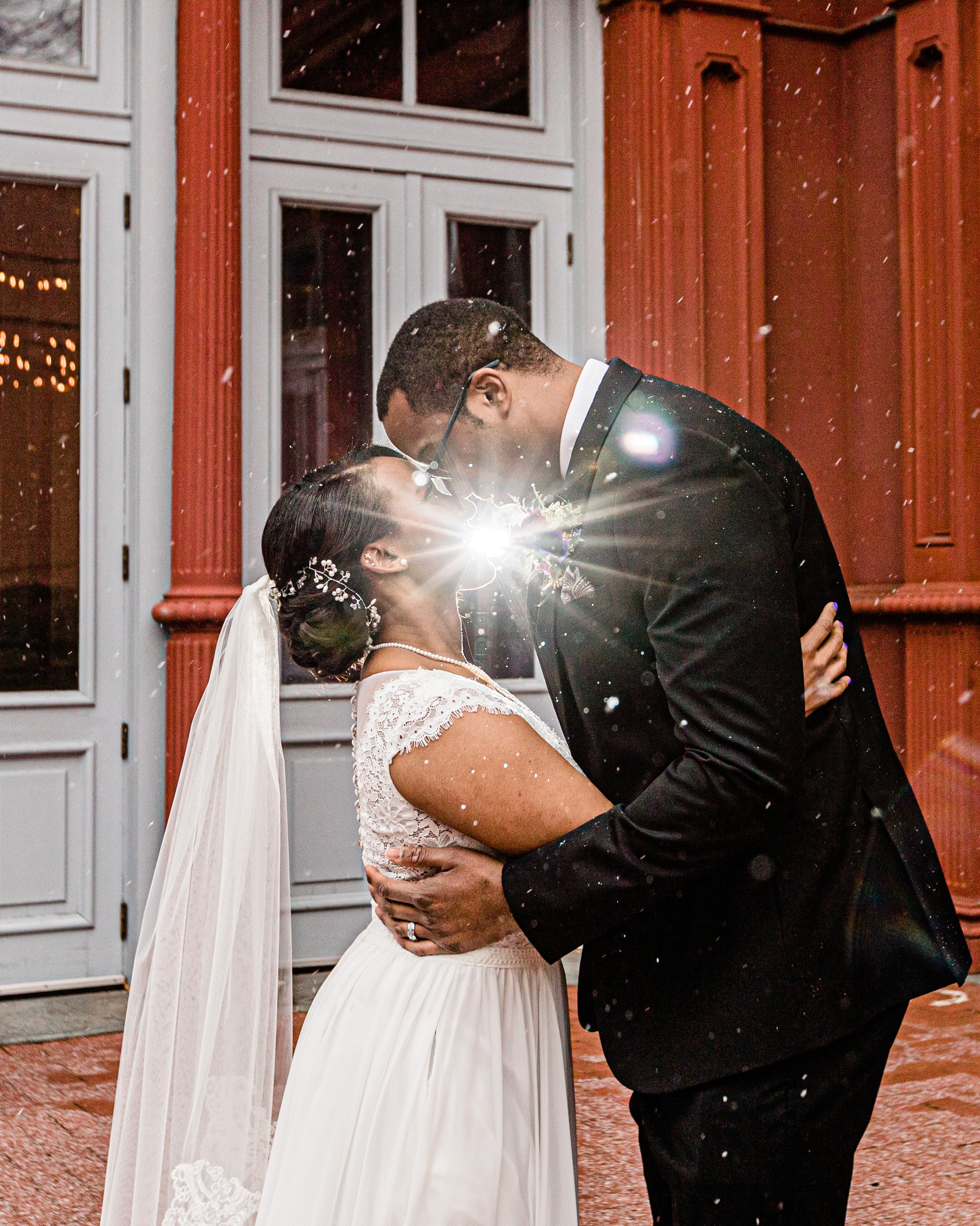 Snowy Winter Wedding at 1840's Plaza in Baltimore City Megapixels Media Photography-20.jpg