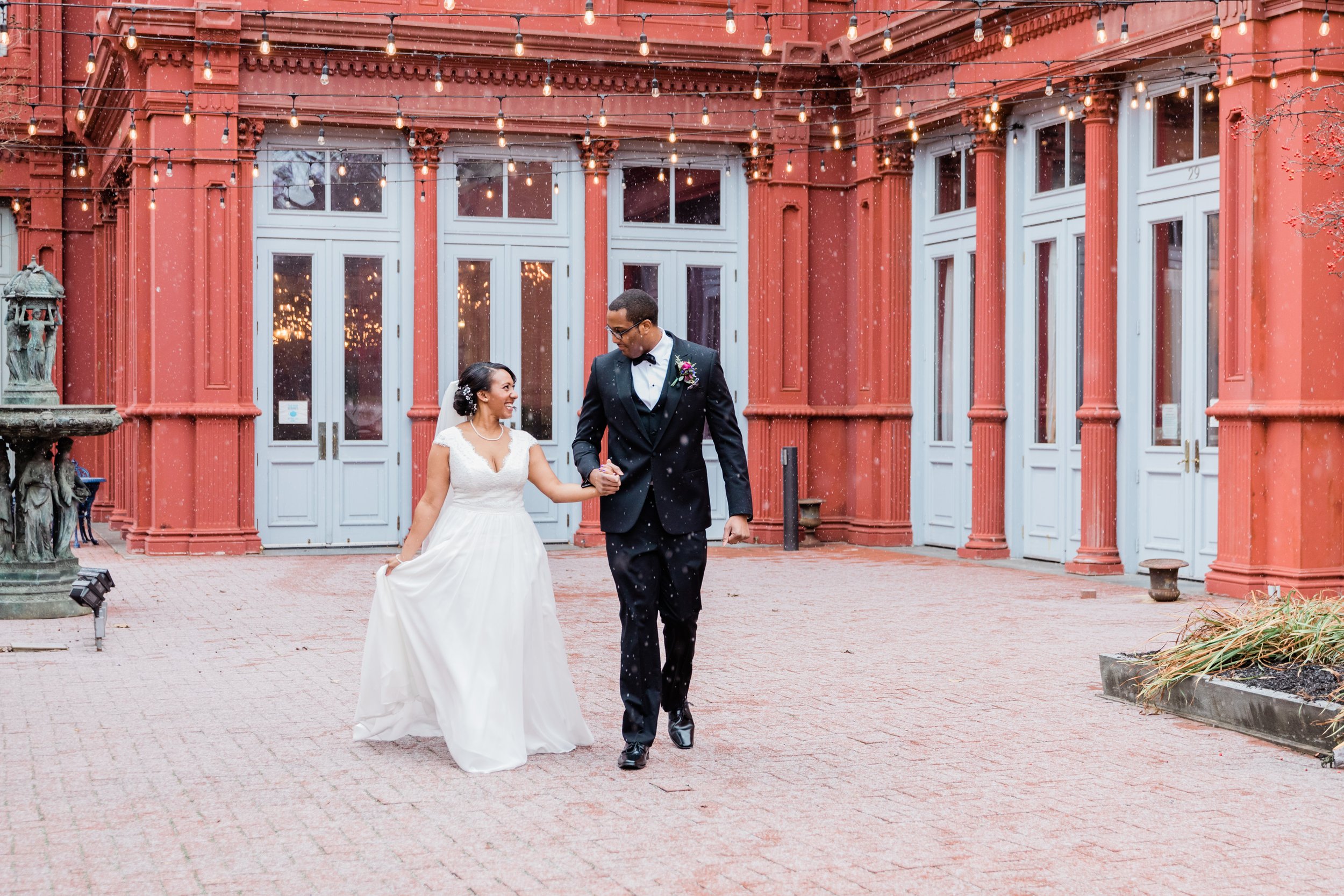 Snowy Winter Wedding at 1840's Plaza in Baltimore City Megapixels Media Photography-26.jpg
