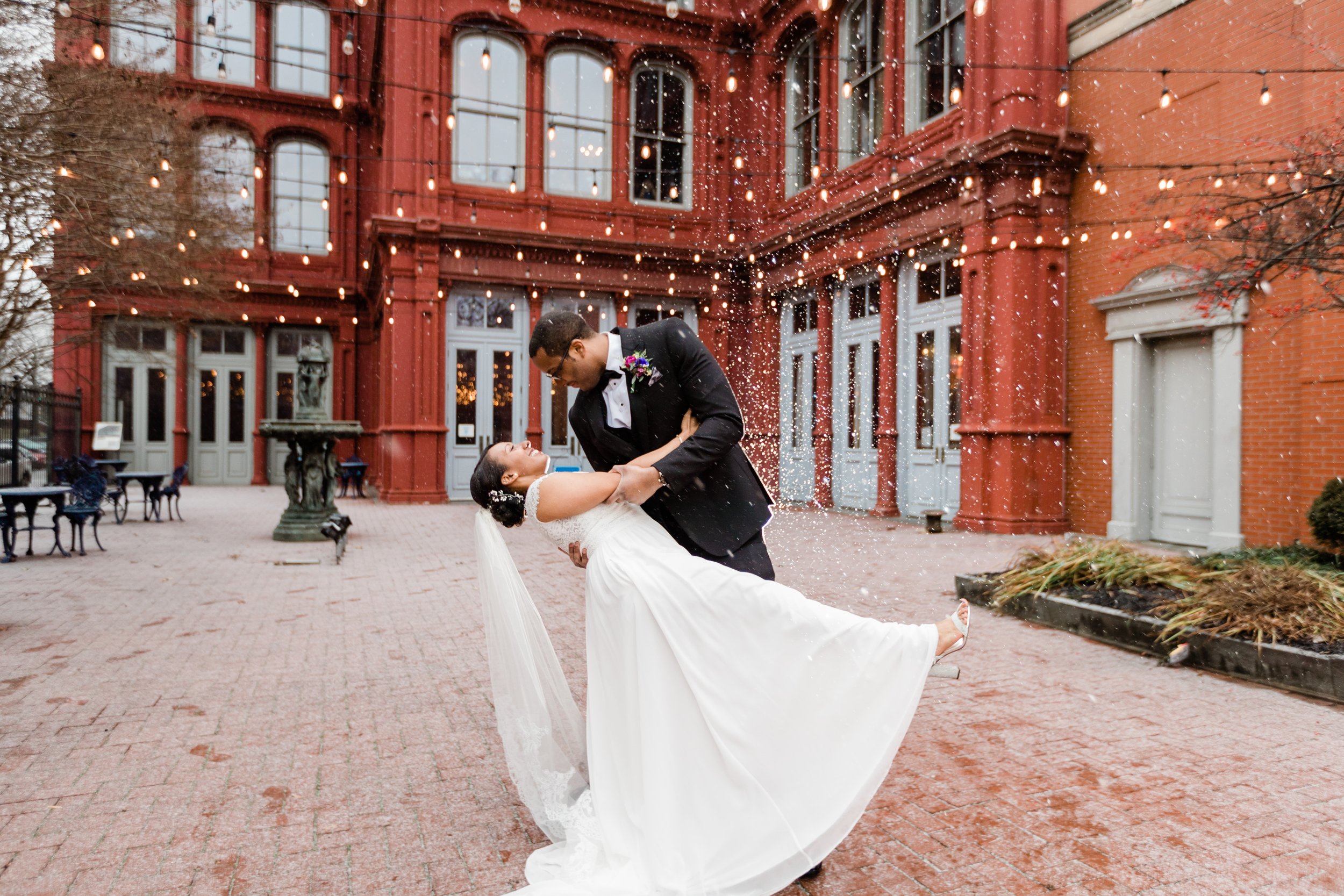 Snowy Winter Wedding at 1840's Plaza in Baltimore City Megapixels Media Photography-29.jpg